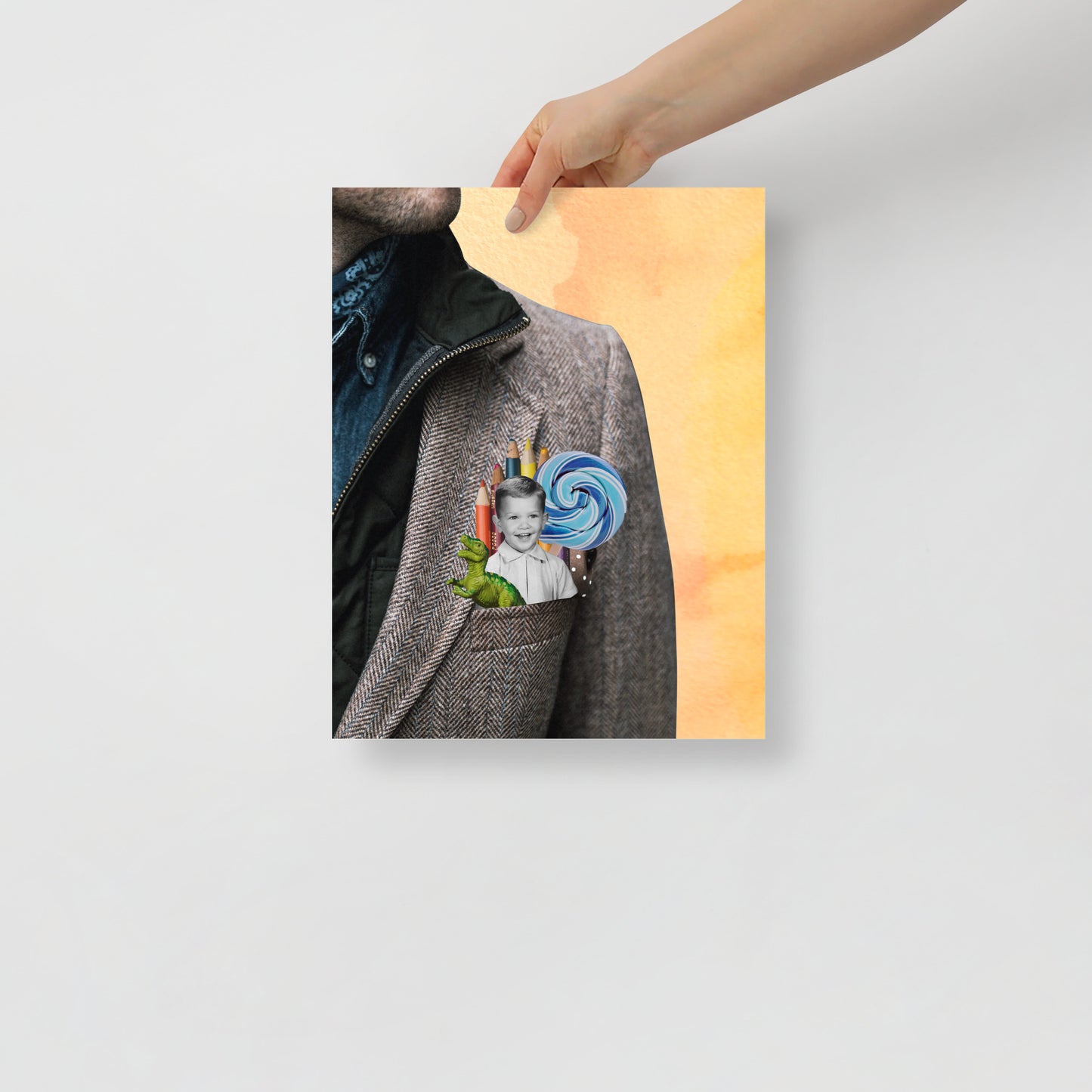 Collage Art Print of “The Things They Carried”