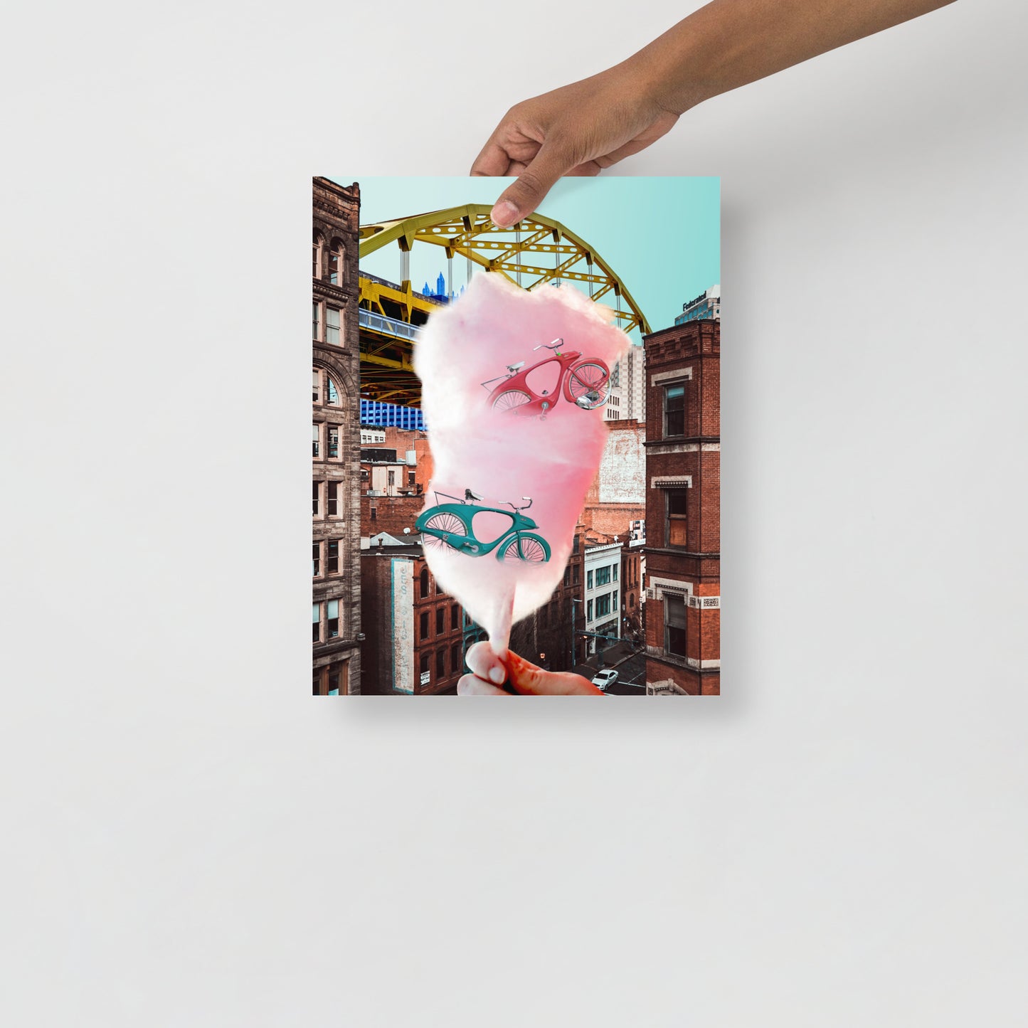Collage Art Print of “Sweet Ride”