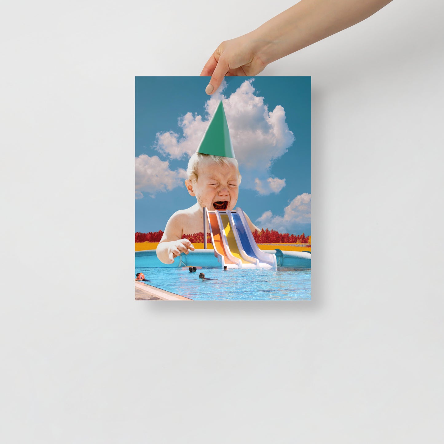 Collage Art Print of “Cry If I Want To”