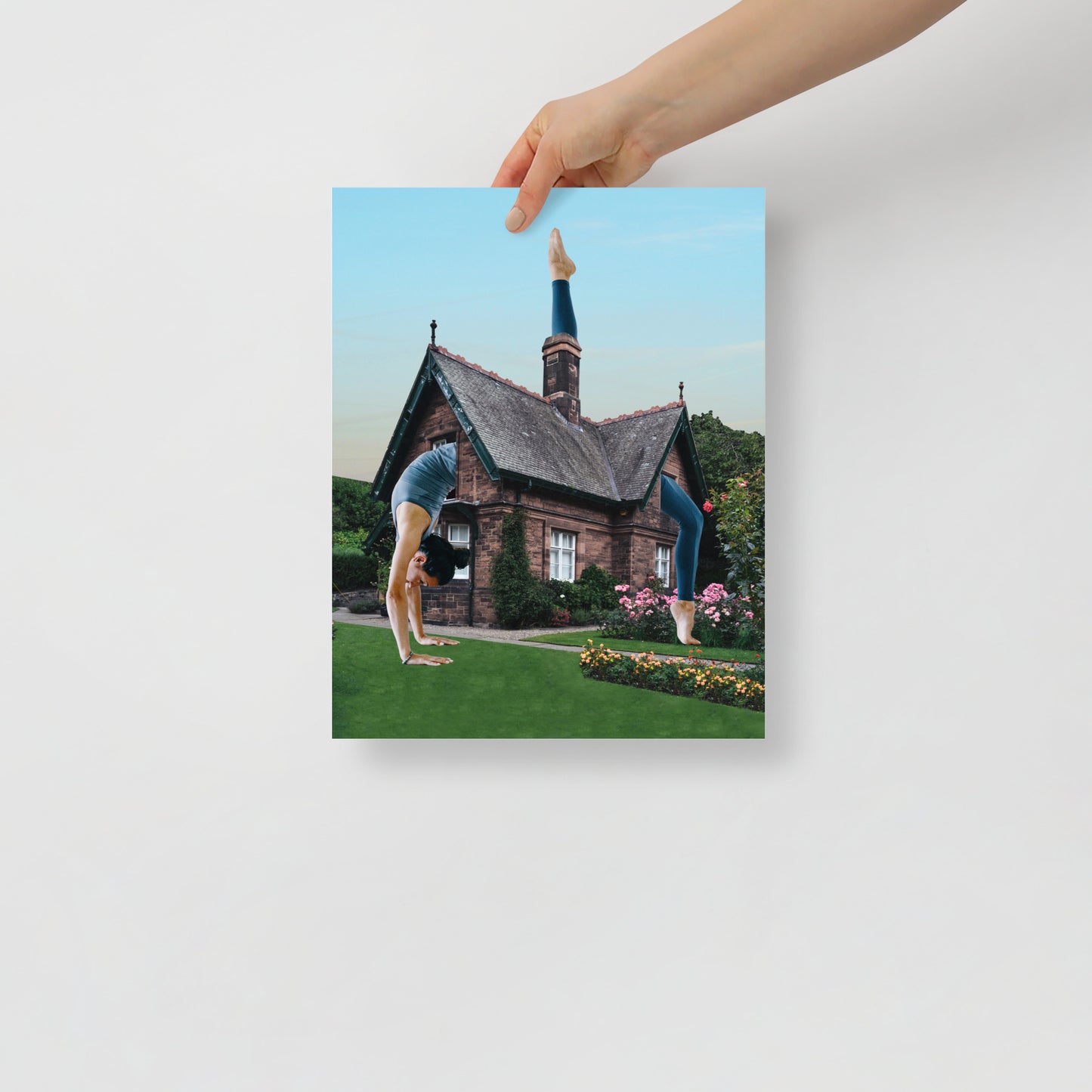 Collage Art Print of “Namaste Home”