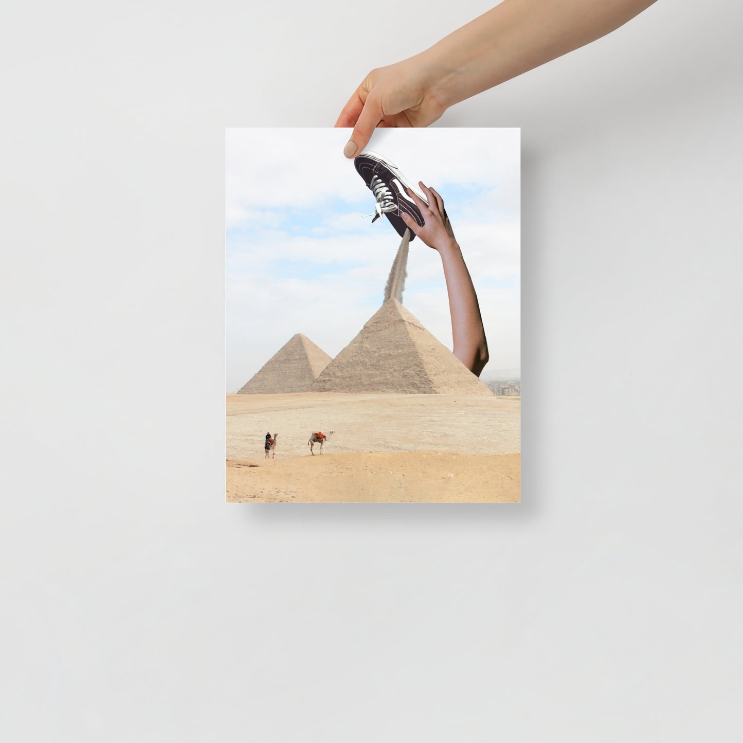 Collage Art Print of “Running Up That Hill”