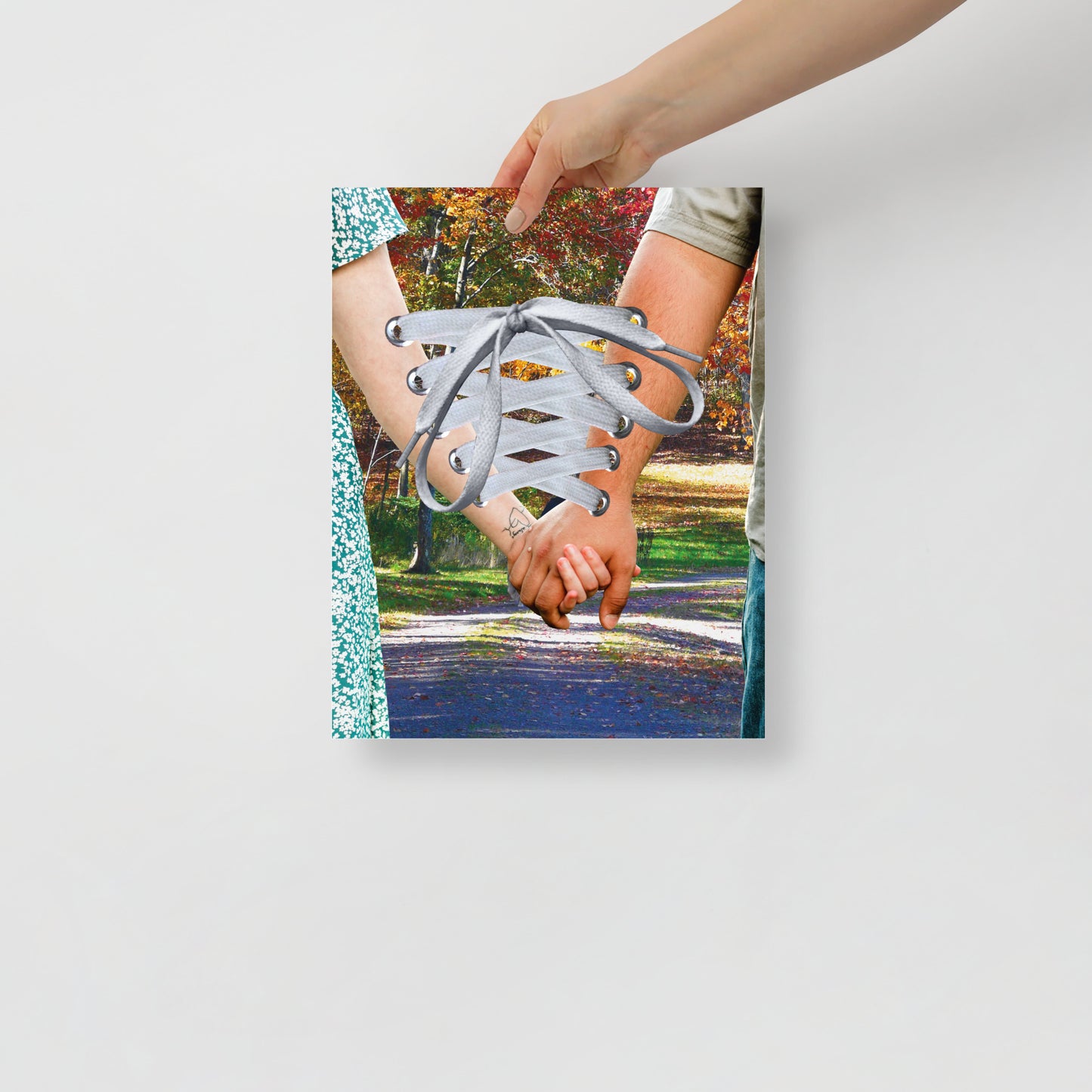 Collage Art Print of “Till Death Do Us Part”