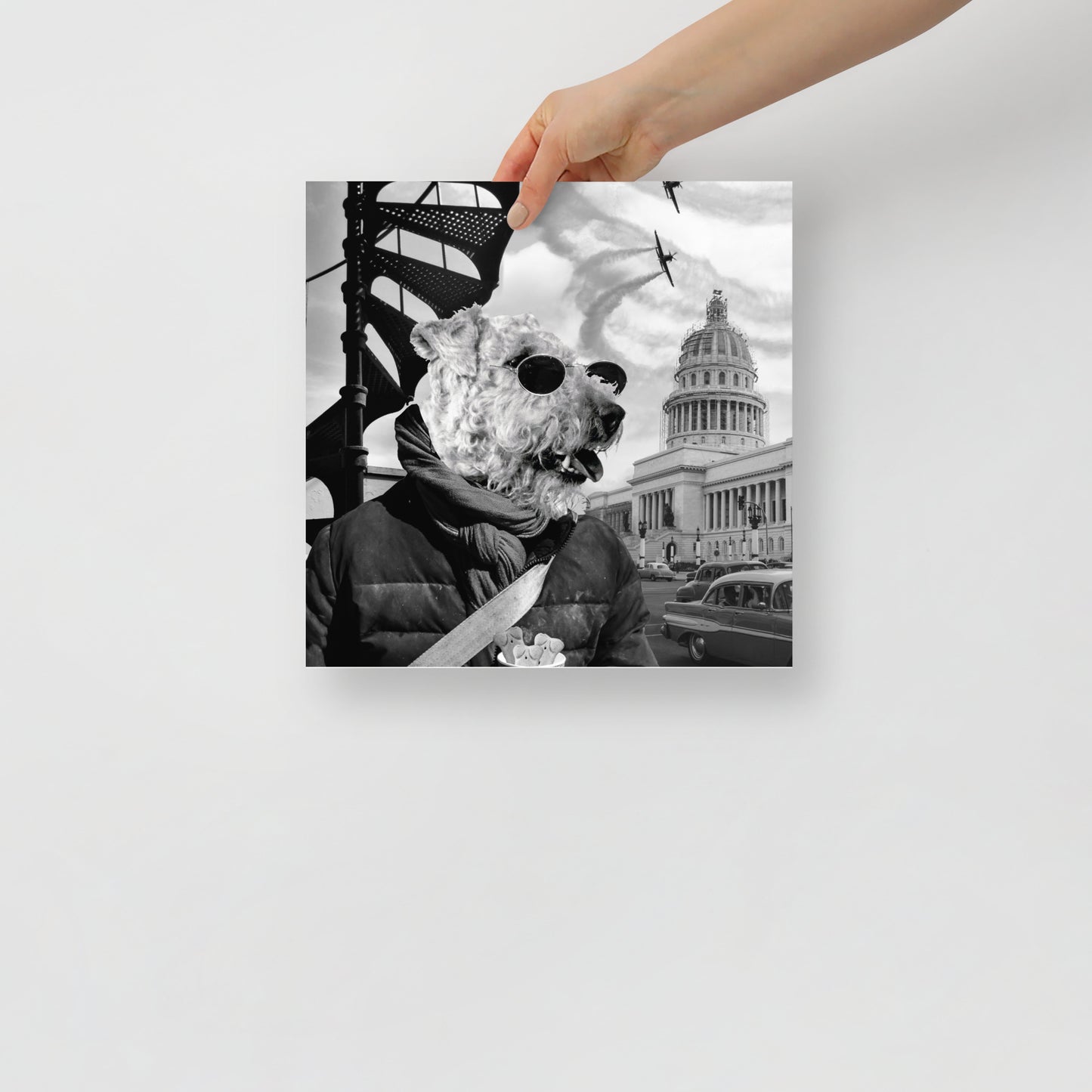 Collage Art Print of “Artisanal Treat Truck