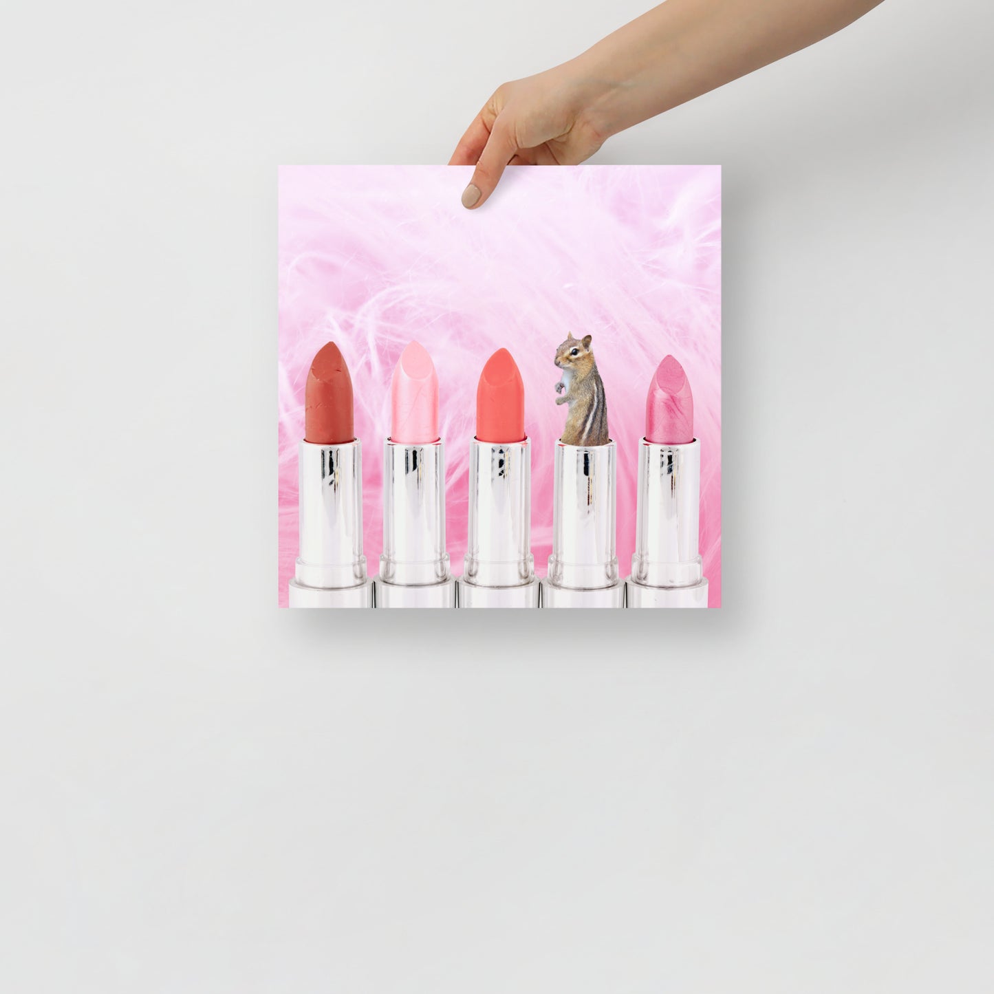 Collage Art Print of “Shocking Color”