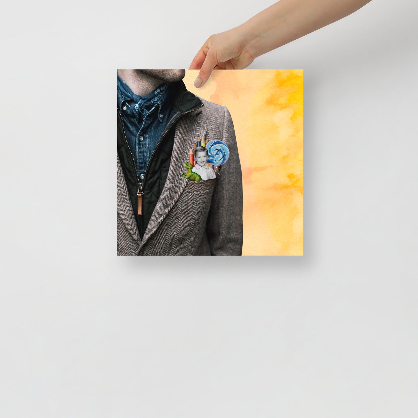 Collage Art Print of “The Things They Carried”