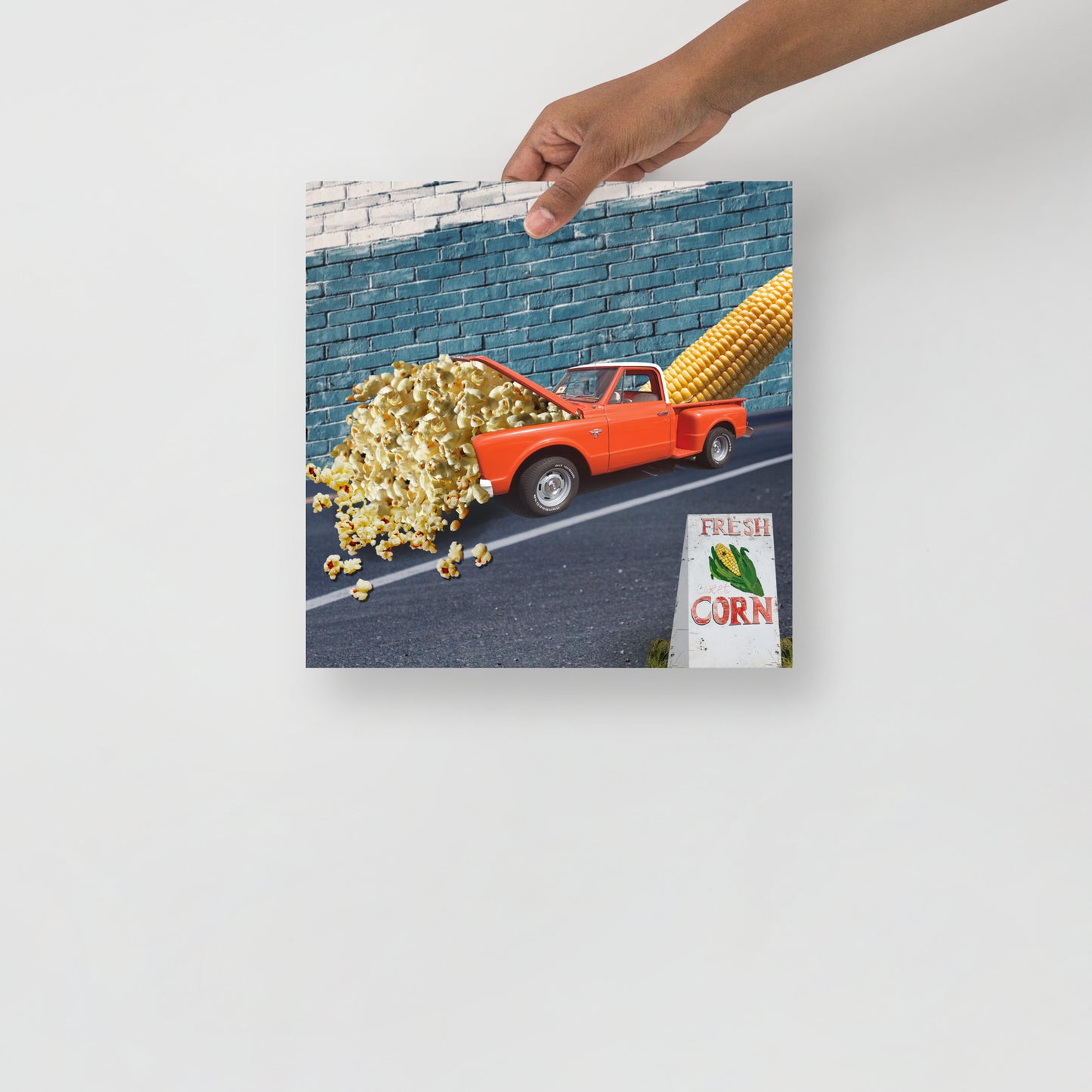 Collage Art Print of “It’s Corn”