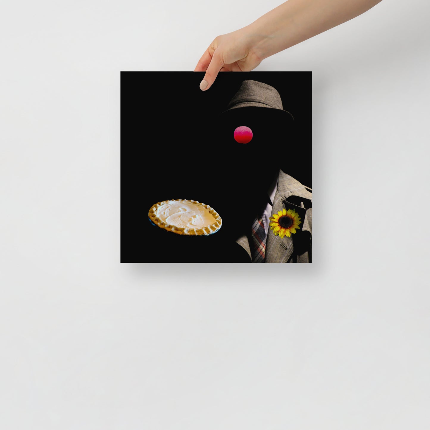 Collage Art Print of “Pow, Right In The Kisser”