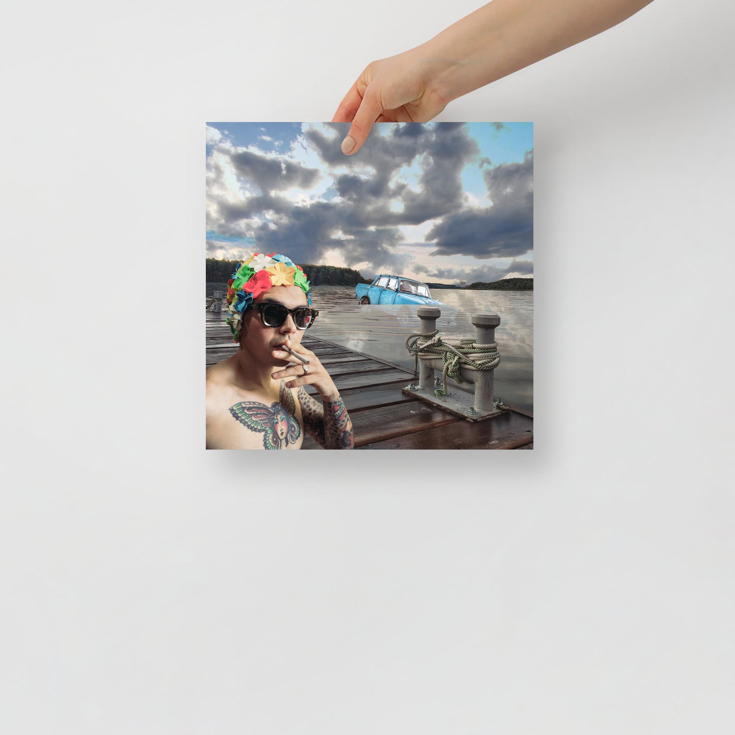 Collage Art Print of “That Sinking Feeling”