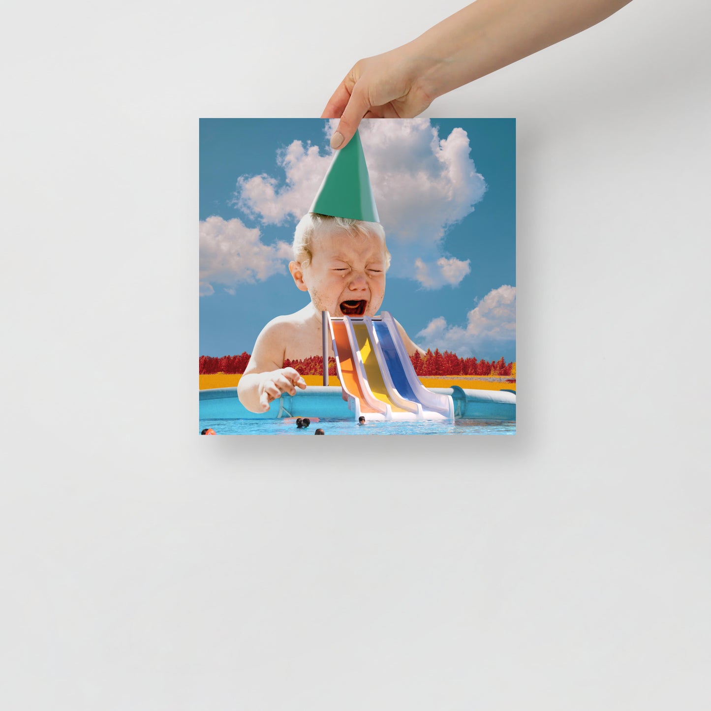 Collage Art Print of “Cry If I Want To”