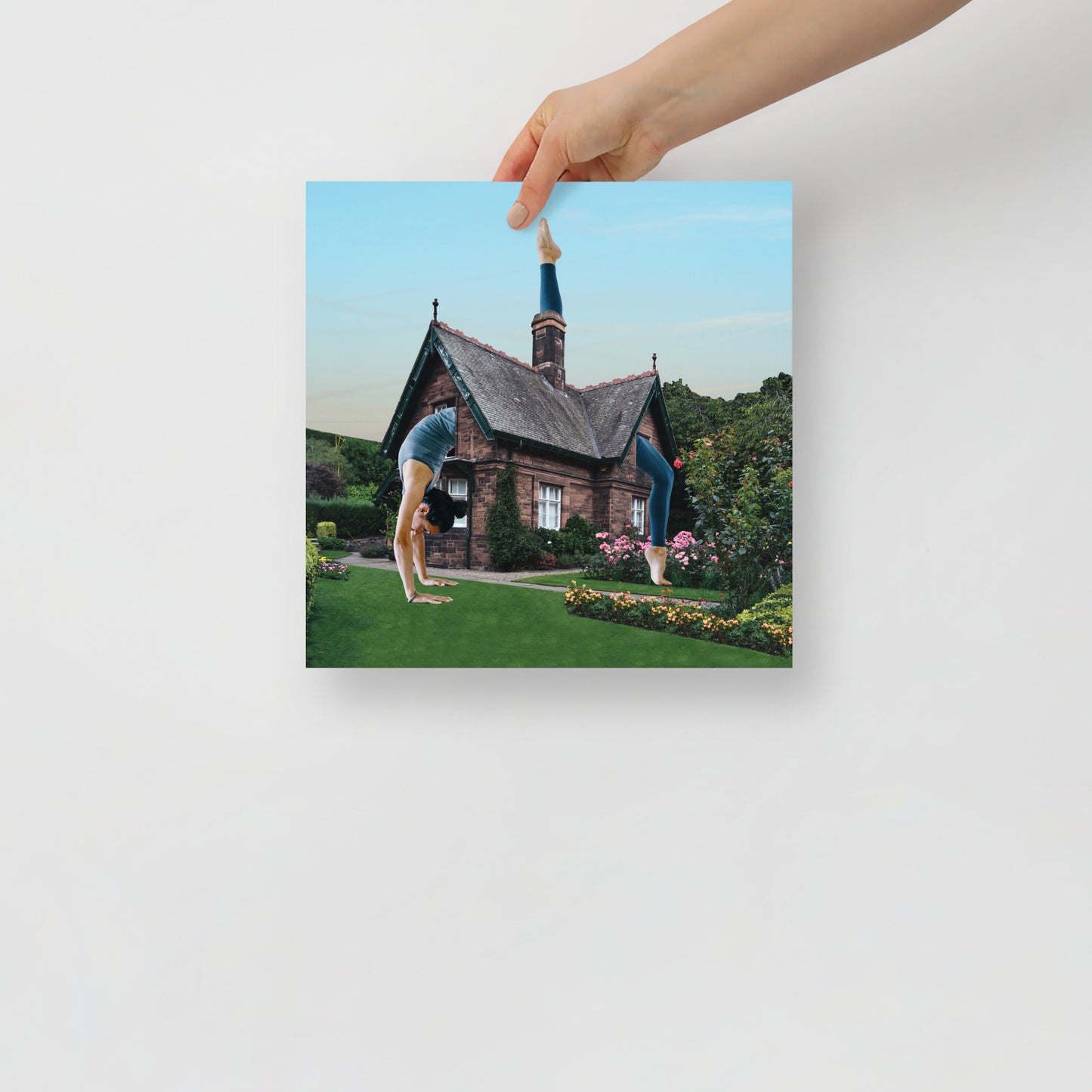 Collage Art Print of “Namaste Home”