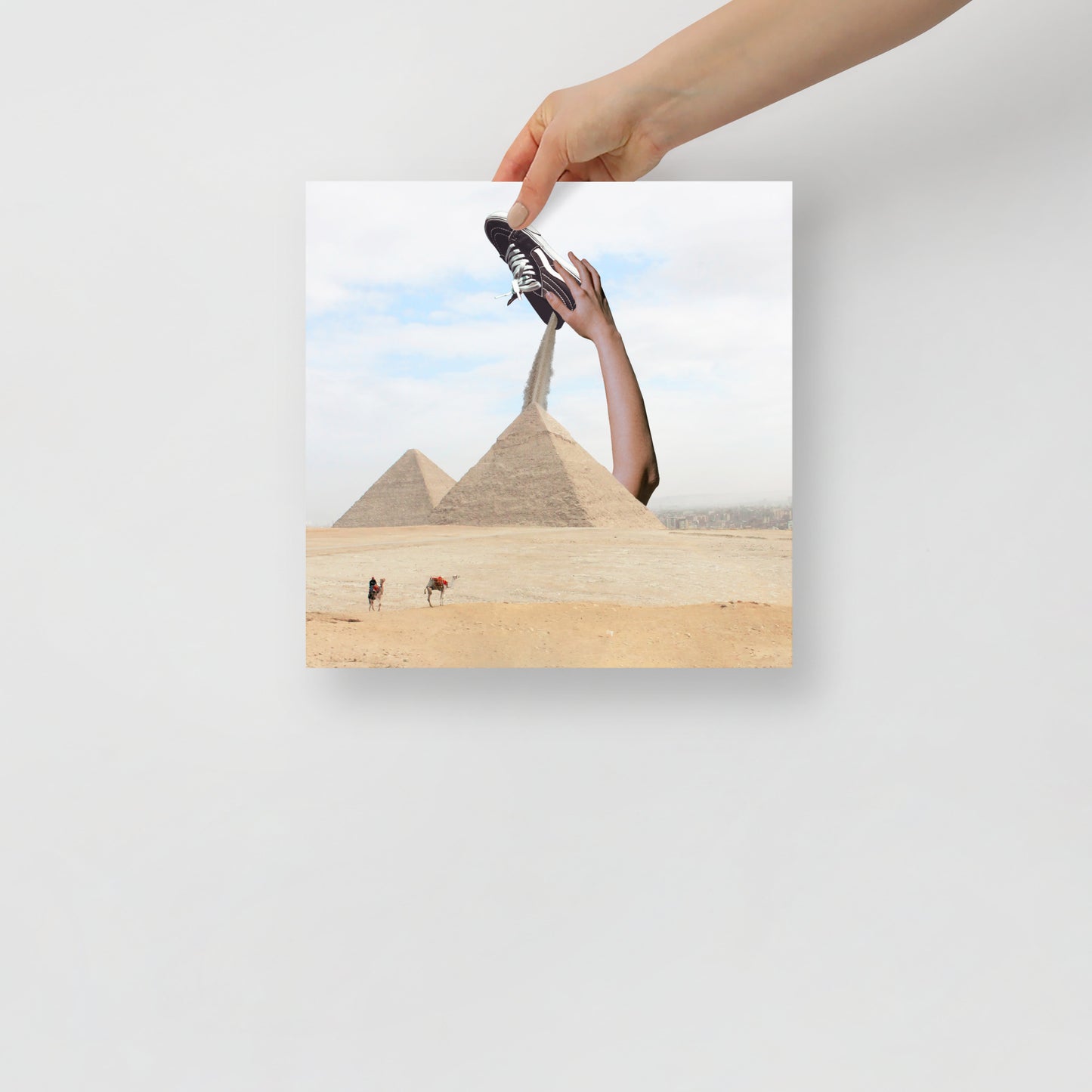 Collage Art Print of “Running Up That Hill”