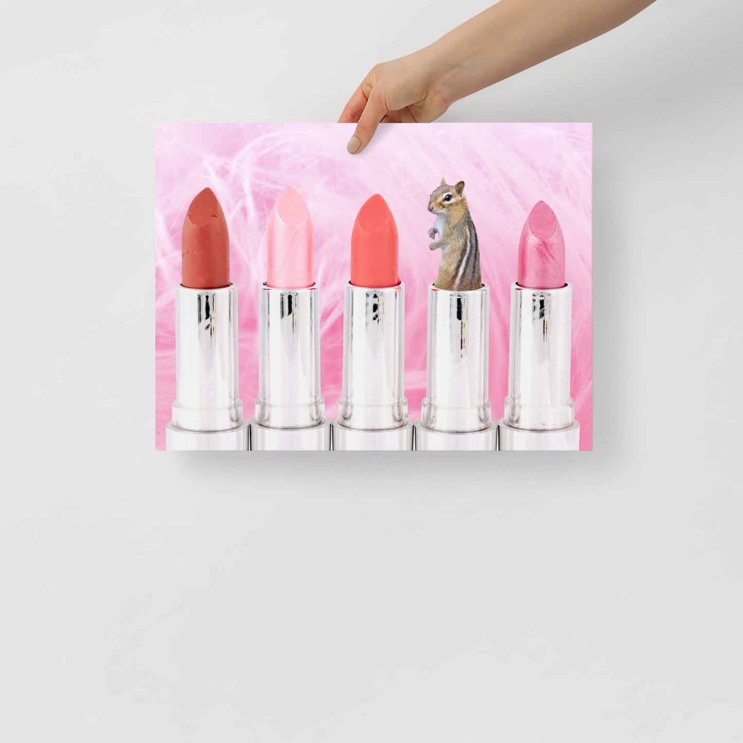 Collage Art Print of “Shocking Color”