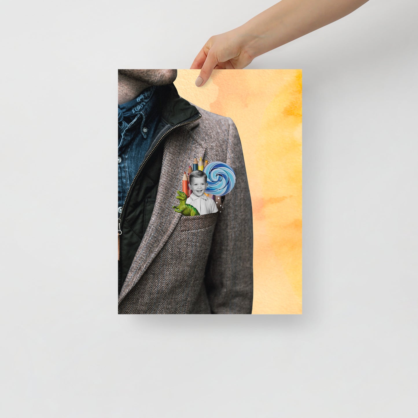 Collage Art Print of “The Things They Carried”