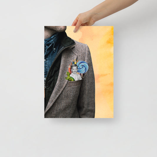 Collage Art Print of “The Things They Carried”