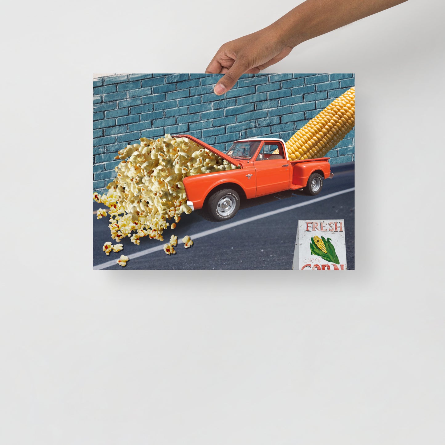 Collage Art Print of “It’s Corn”