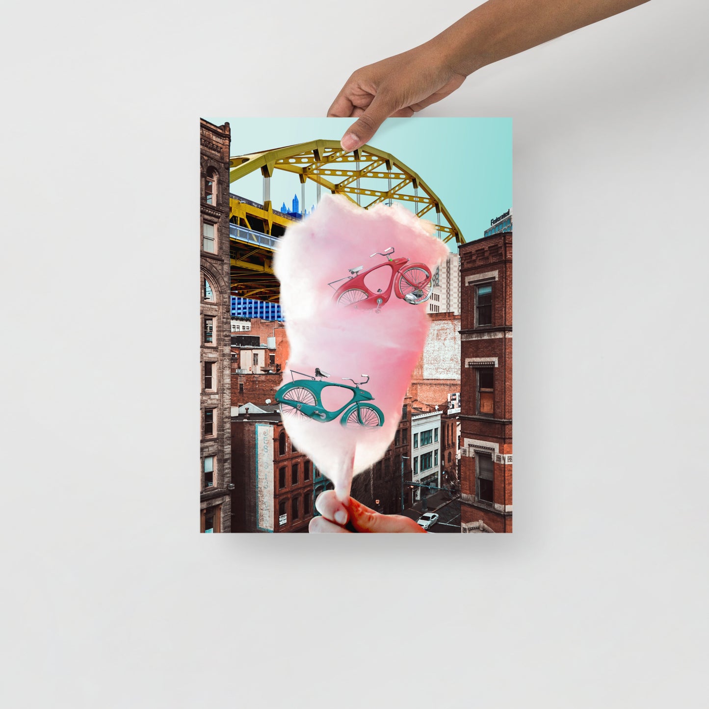 Collage Art Print of “Sweet Ride”