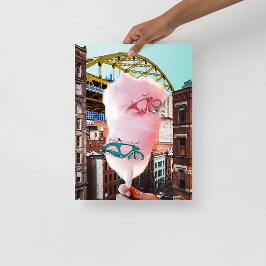 Collage Art Print of “Sweet Ride”
