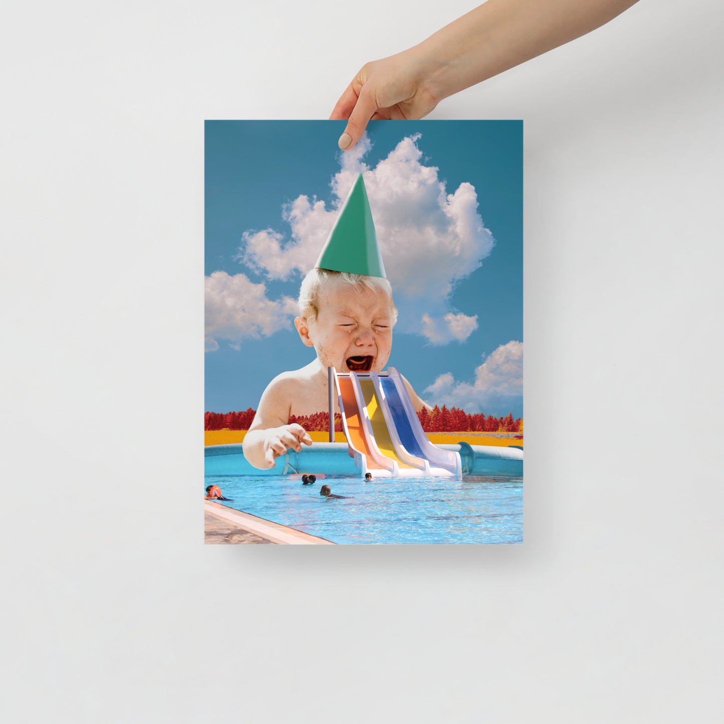 Collage Art Print of “Cry If I Want To”