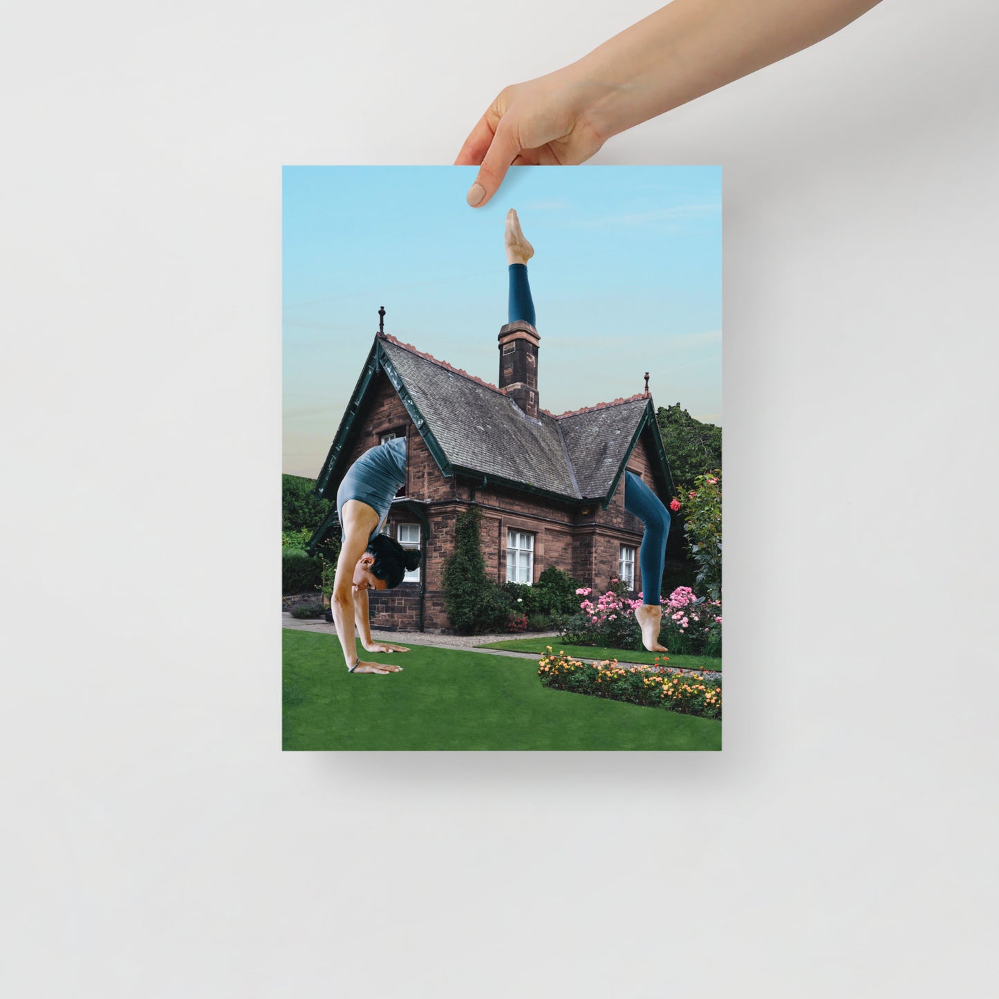 Collage Art Print of “Namaste Home”