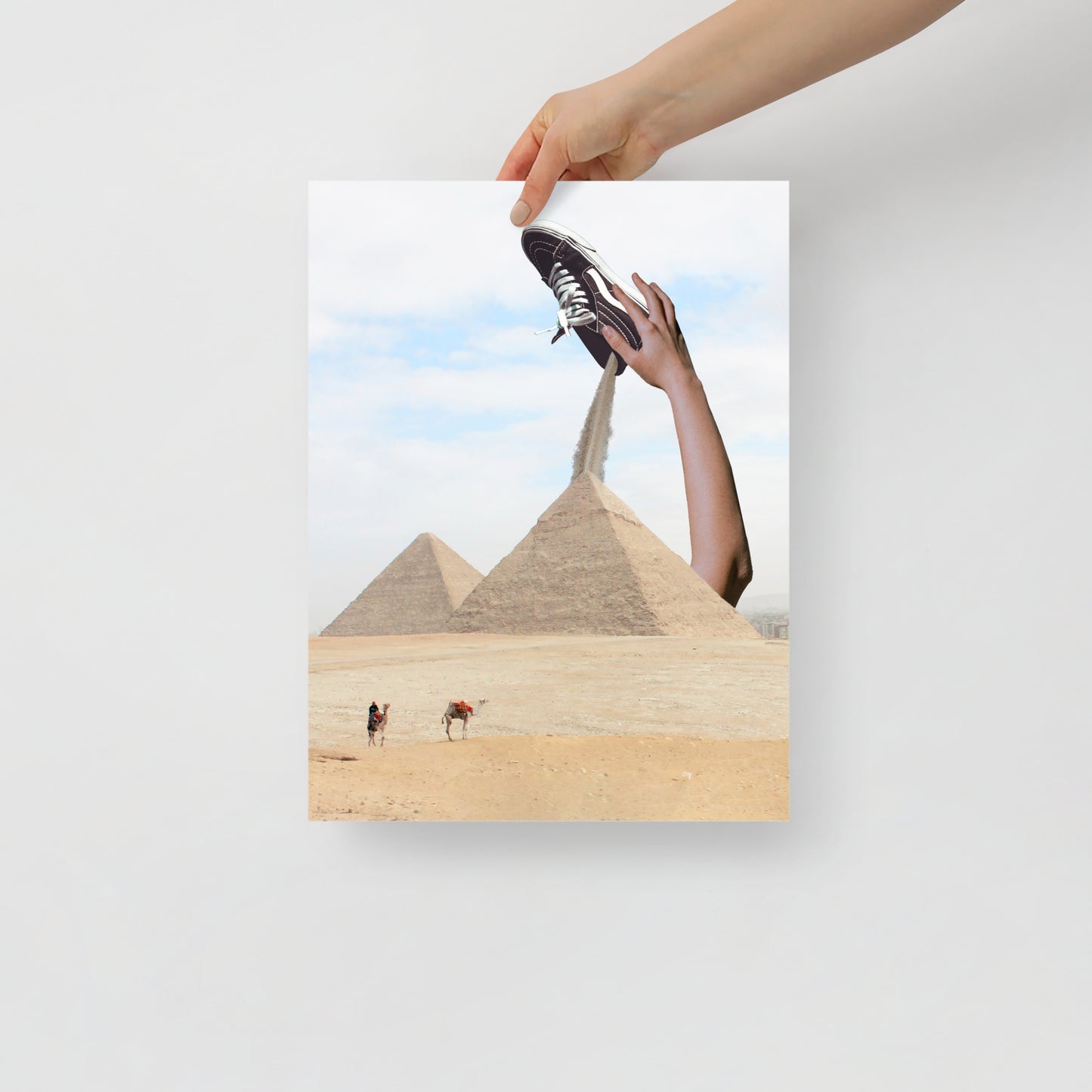 Collage Art Print of “Running Up That Hill”