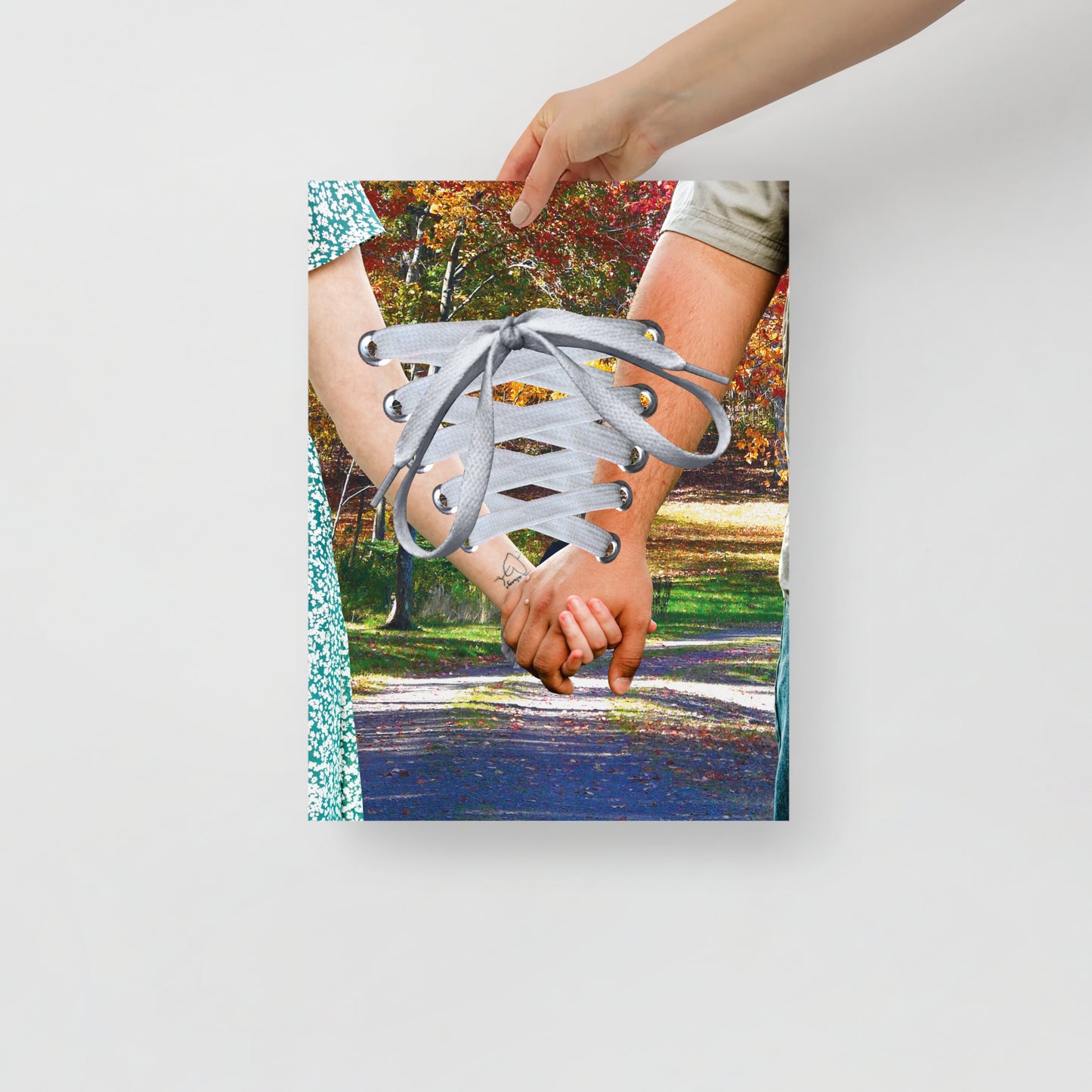 Collage Art Print of “Till Death Do Us Part”