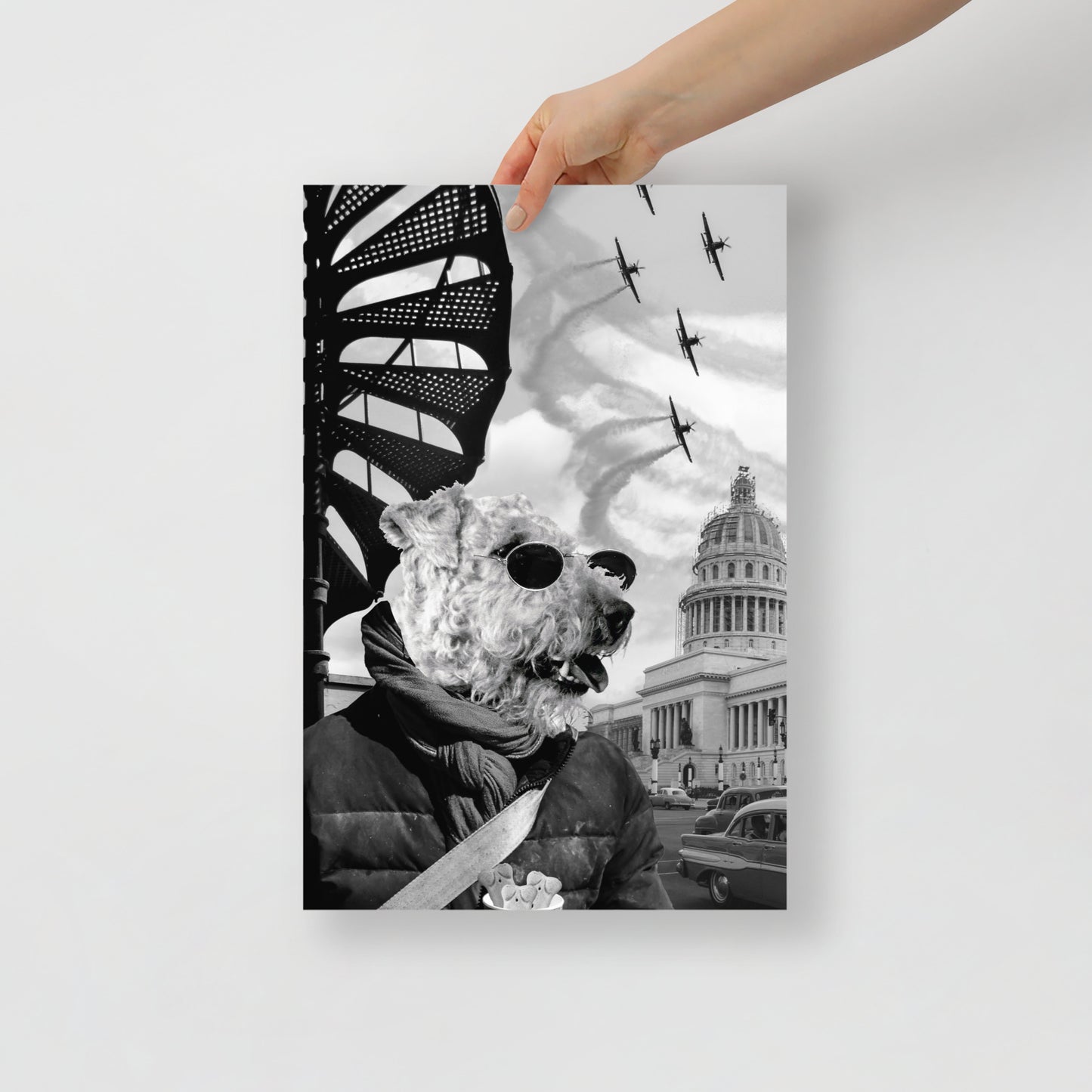 Collage Art Print of “Artisanal Treat Truck