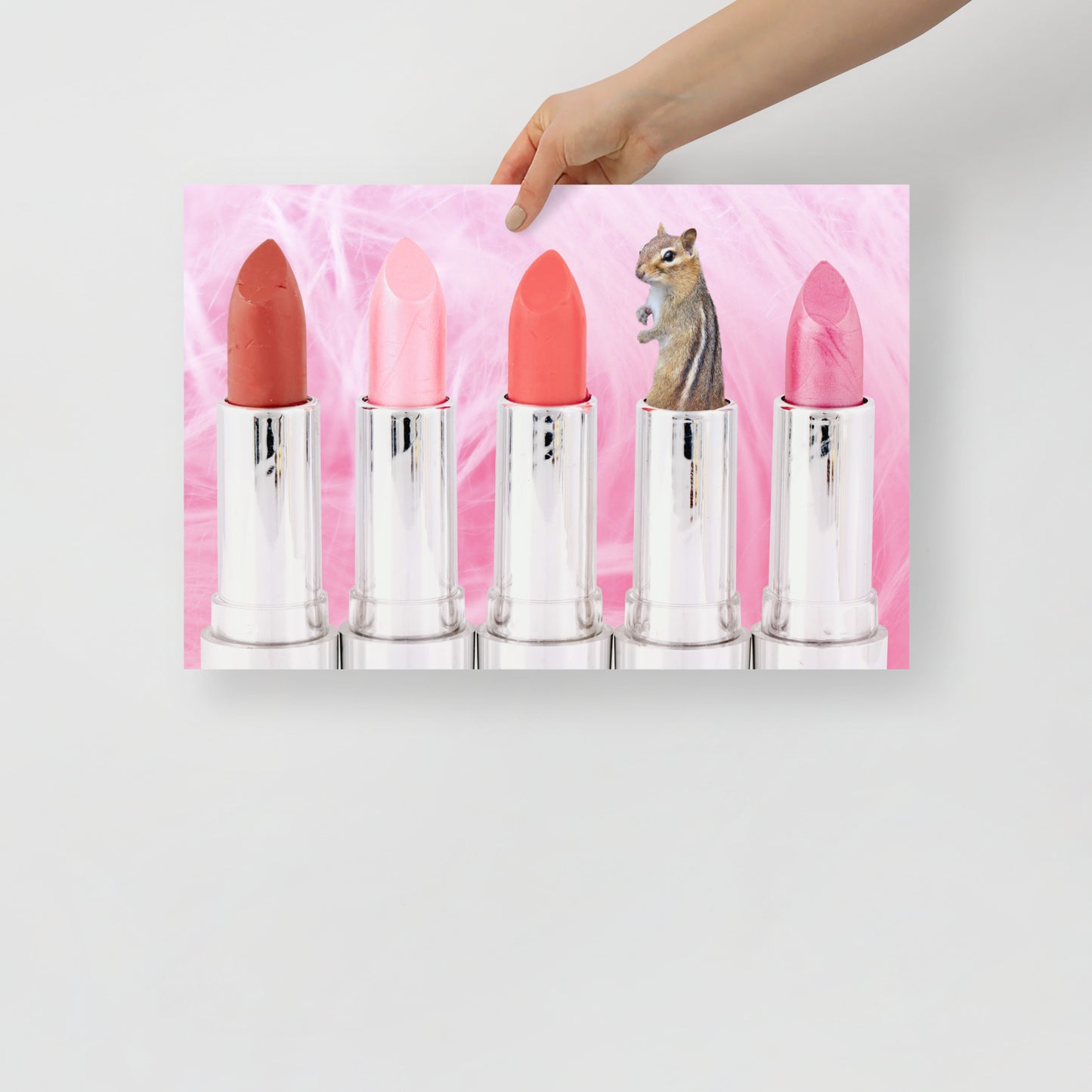 Collage Art Print of “Shocking Color”