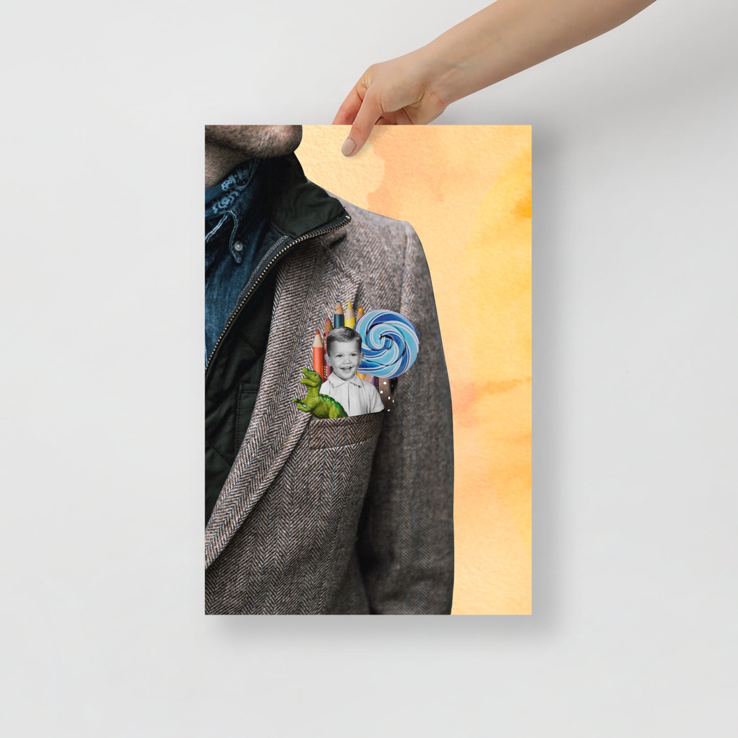Collage Art Print of “The Things They Carried”