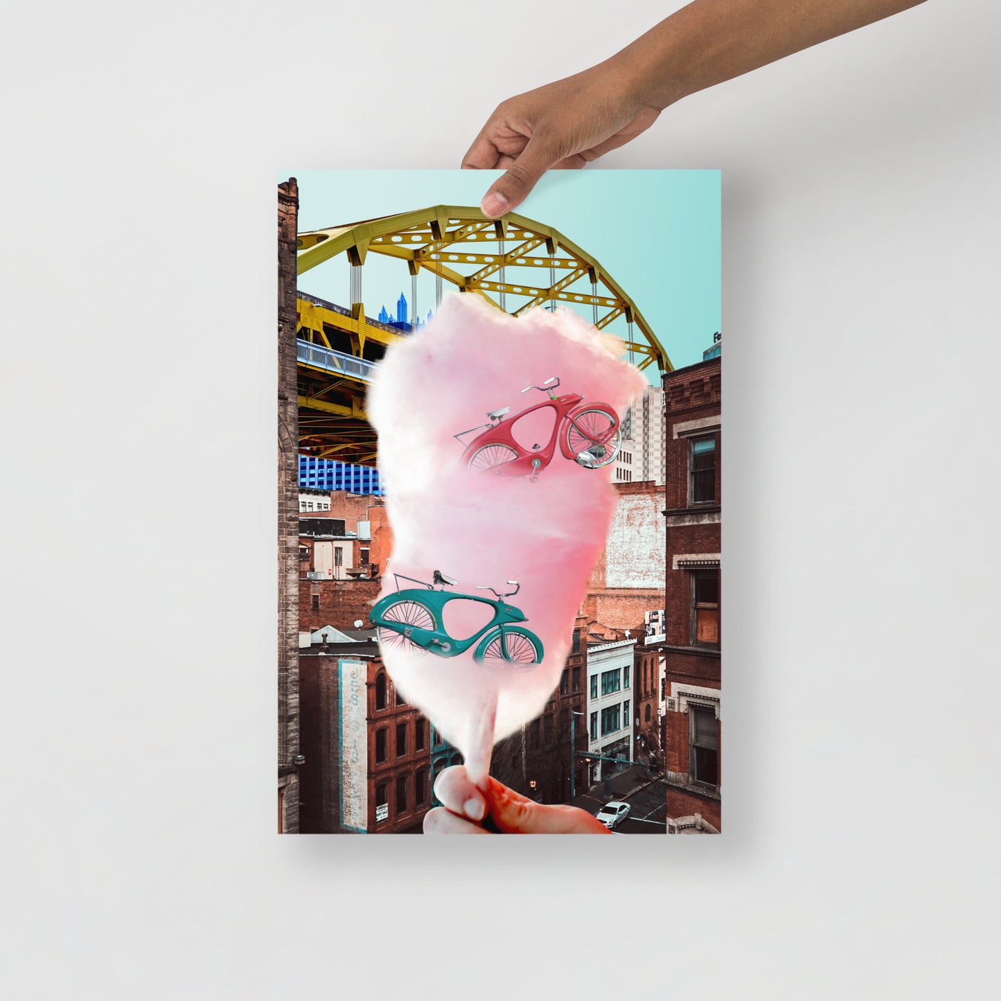 Collage Art Print of “Sweet Ride”