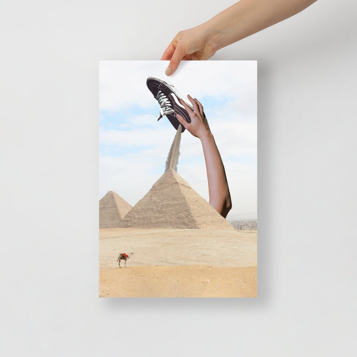 Collage Art Print of “Running Up That Hill”