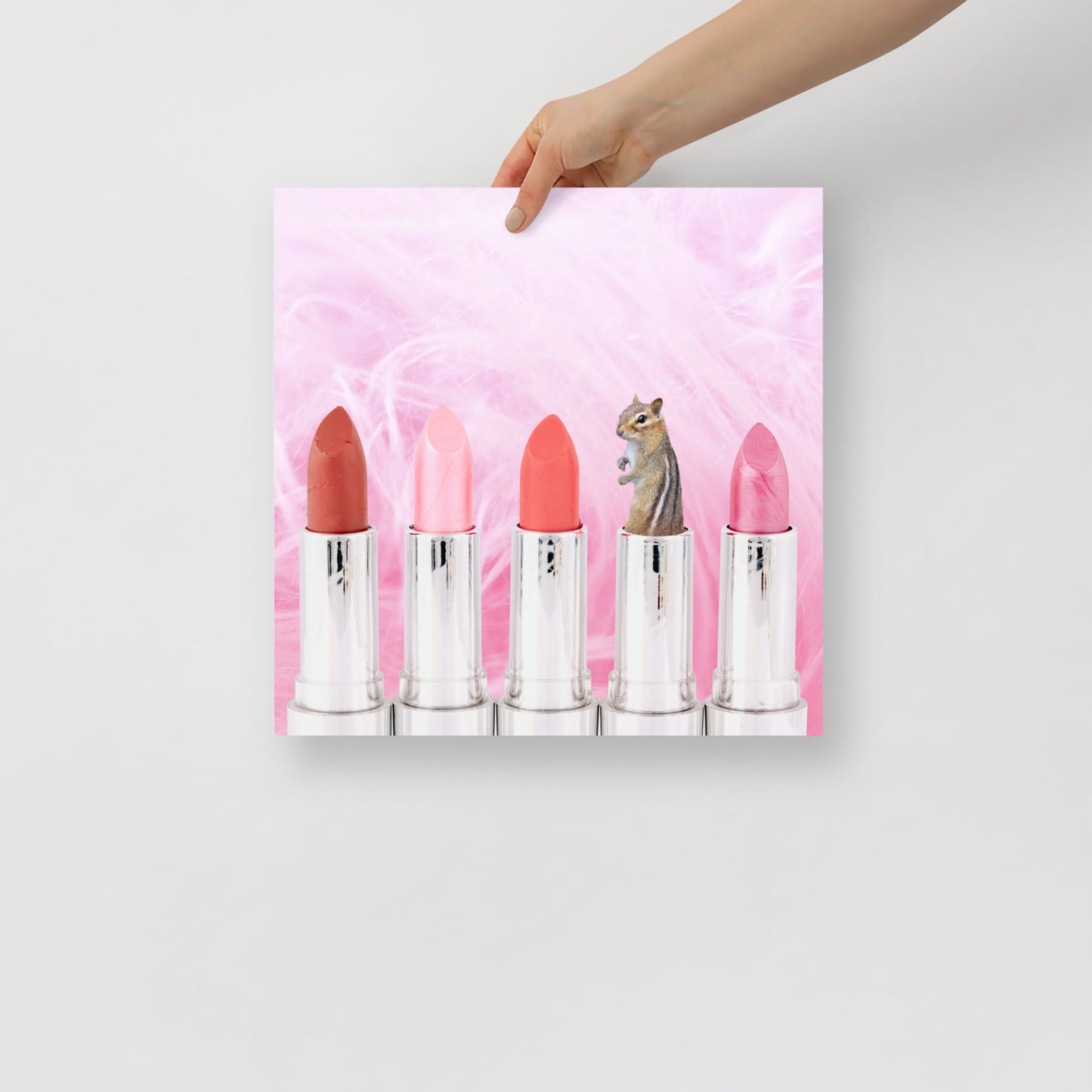 Collage Art Print of “Shocking Color”