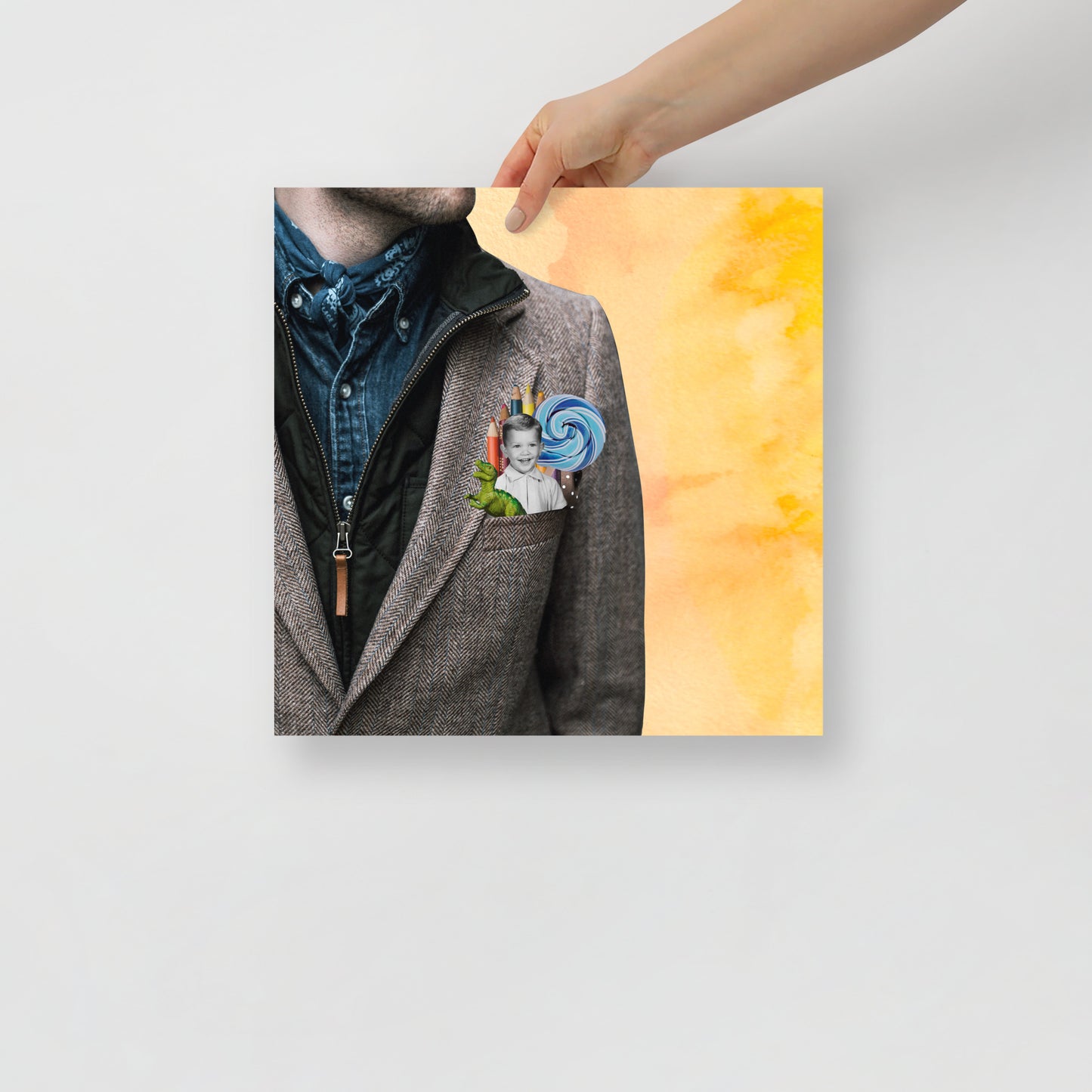 Collage Art Print of “The Things They Carried”