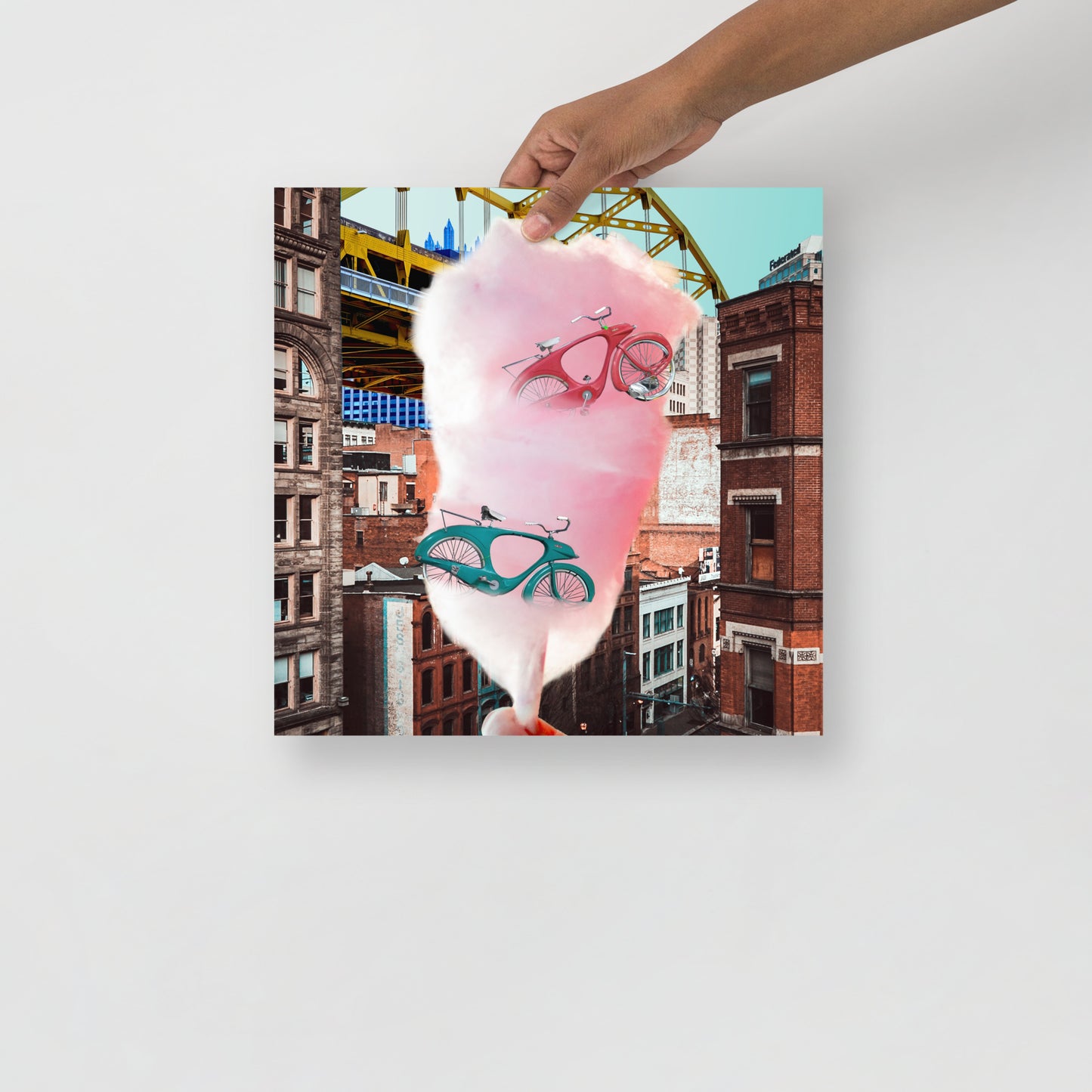 Collage Art Print of “Sweet Ride”