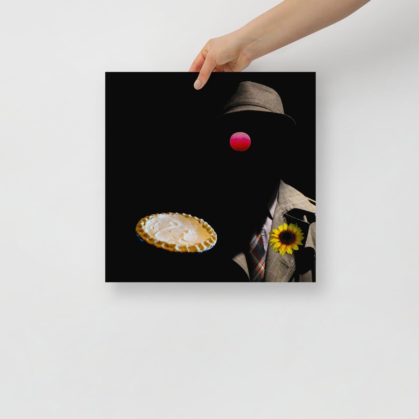 Collage Art Print of “Pow, Right In The Kisser”