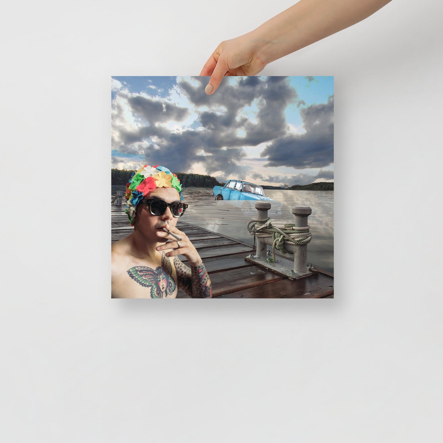 Collage Art Print of “That Sinking Feeling”