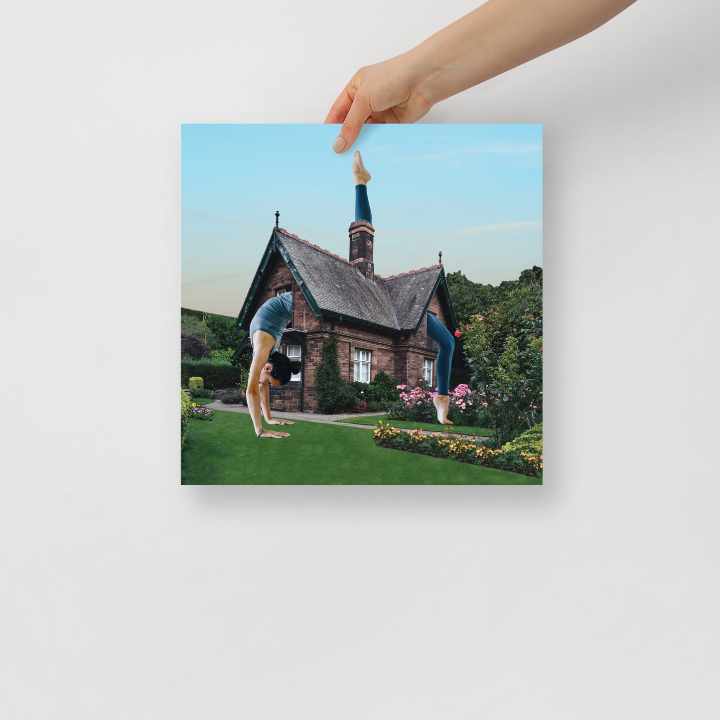 Collage Art Print of “Namaste Home”
