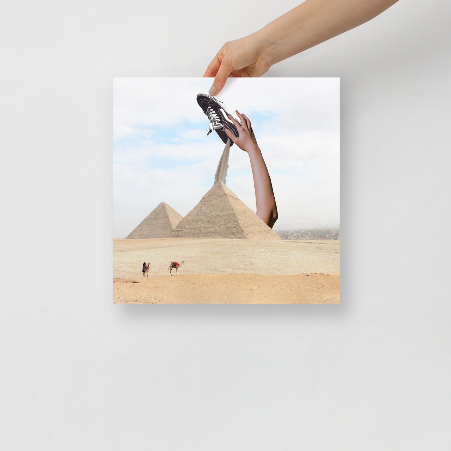 Collage Art Print of “Running Up That Hill”
