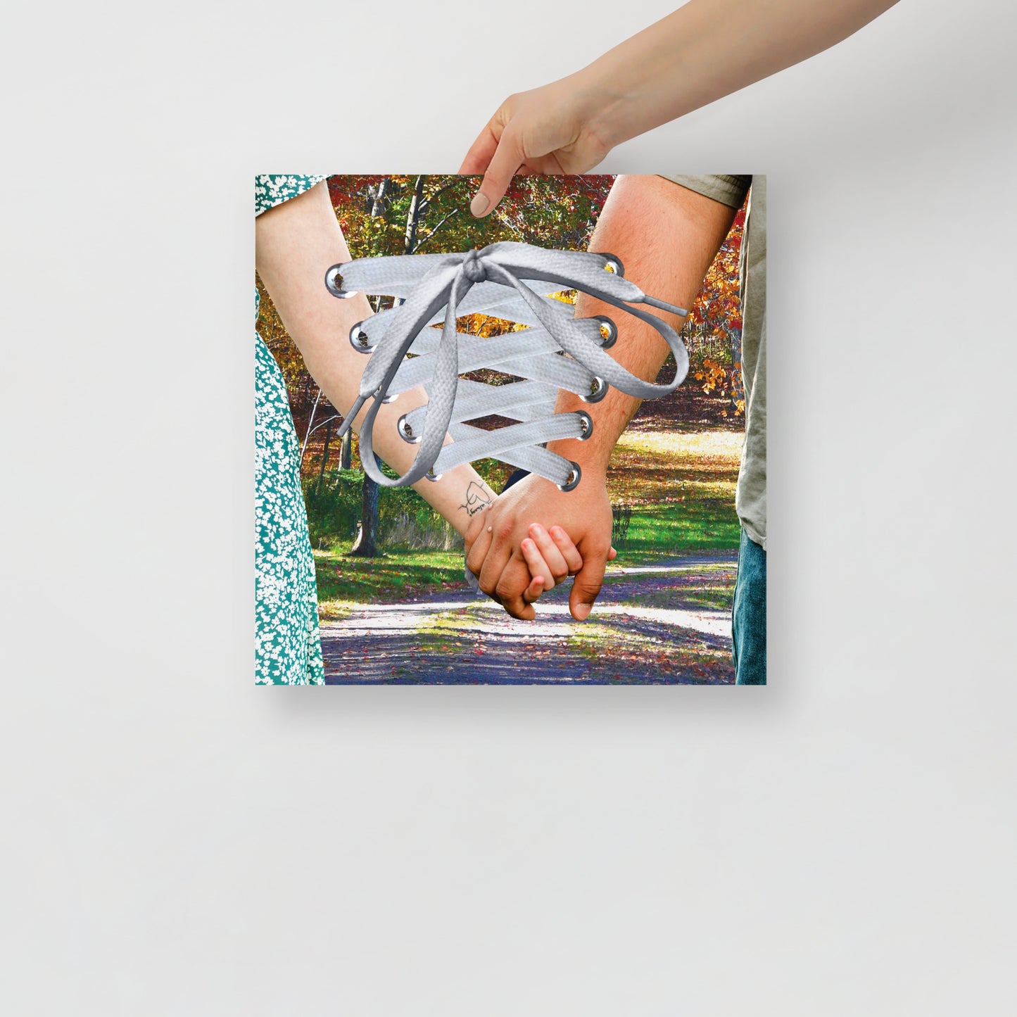 Collage Art Print of “Till Death Do Us Part”