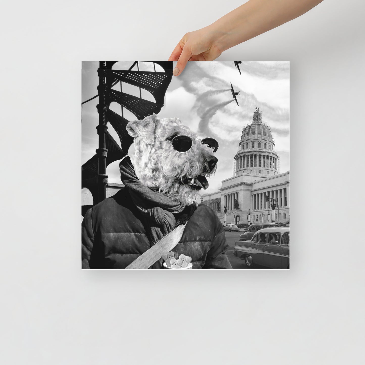 Collage Art Print of “Artisanal Treat Truck