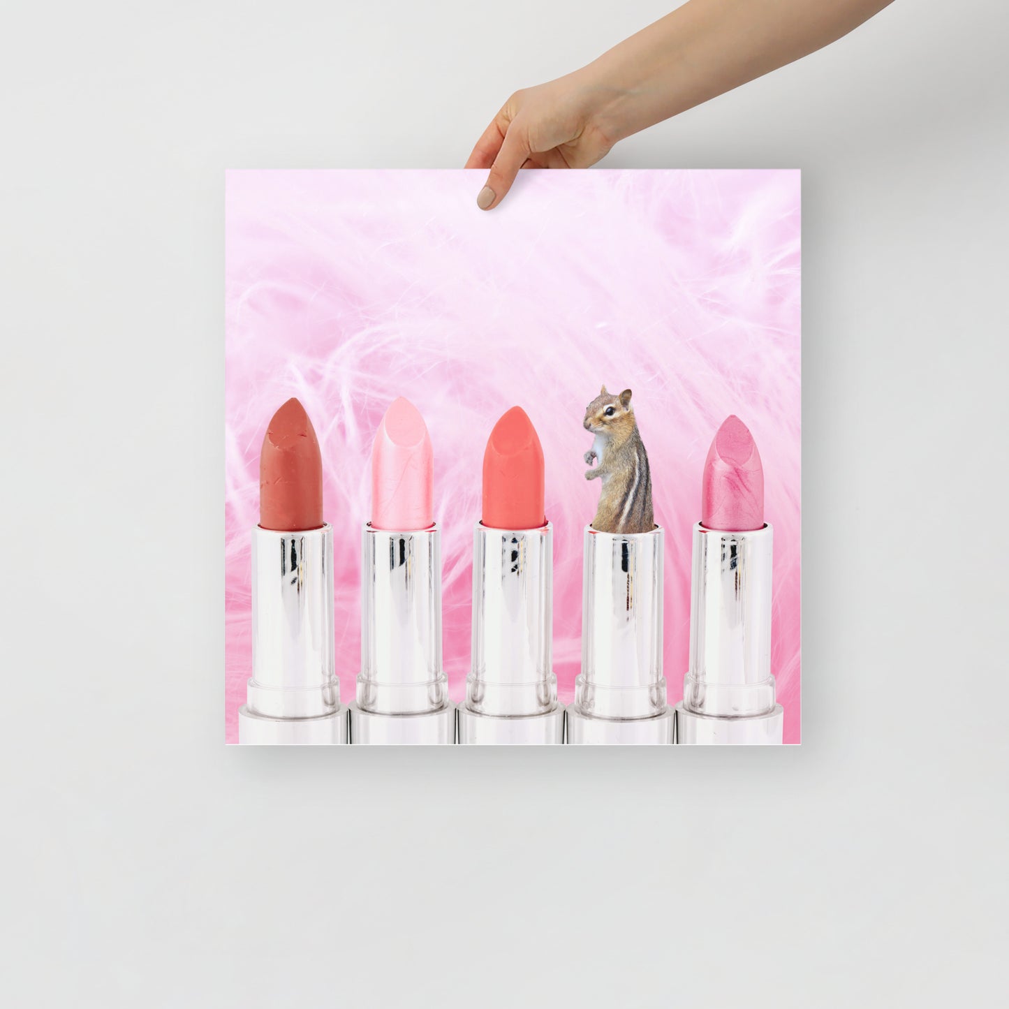Collage Art Print of “Shocking Color”