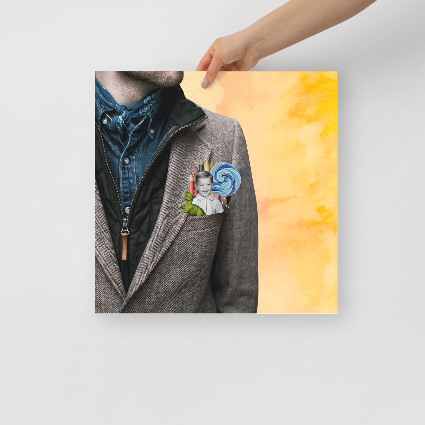 Collage Art Print of “The Things They Carried”