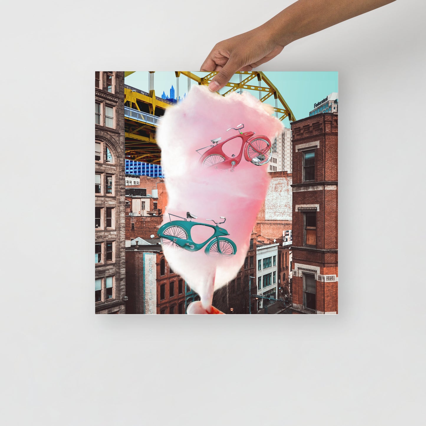 Collage Art Print of “Sweet Ride”