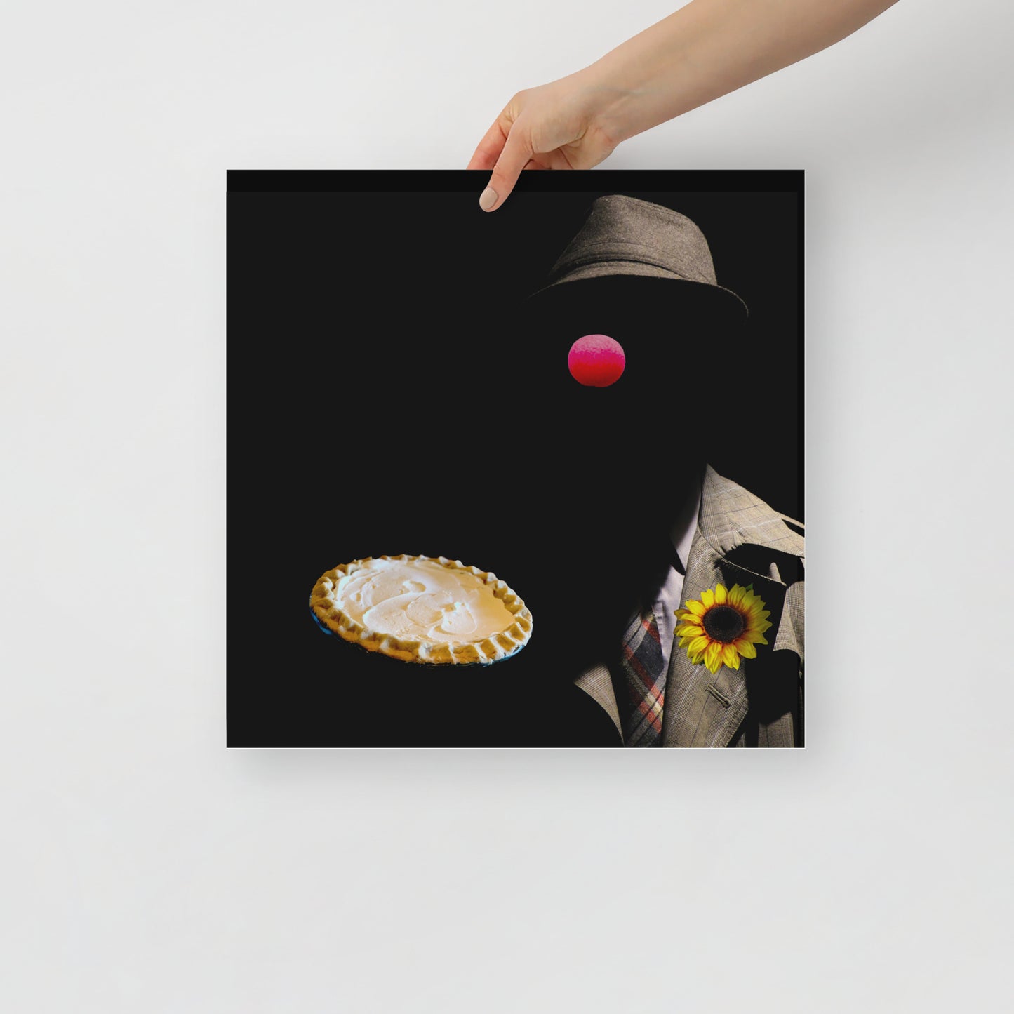 Collage Art Print of “Pow, Right In The Kisser”