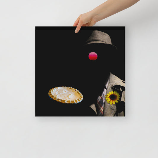 Collage Art Print of “Pow, Right In The Kisser”