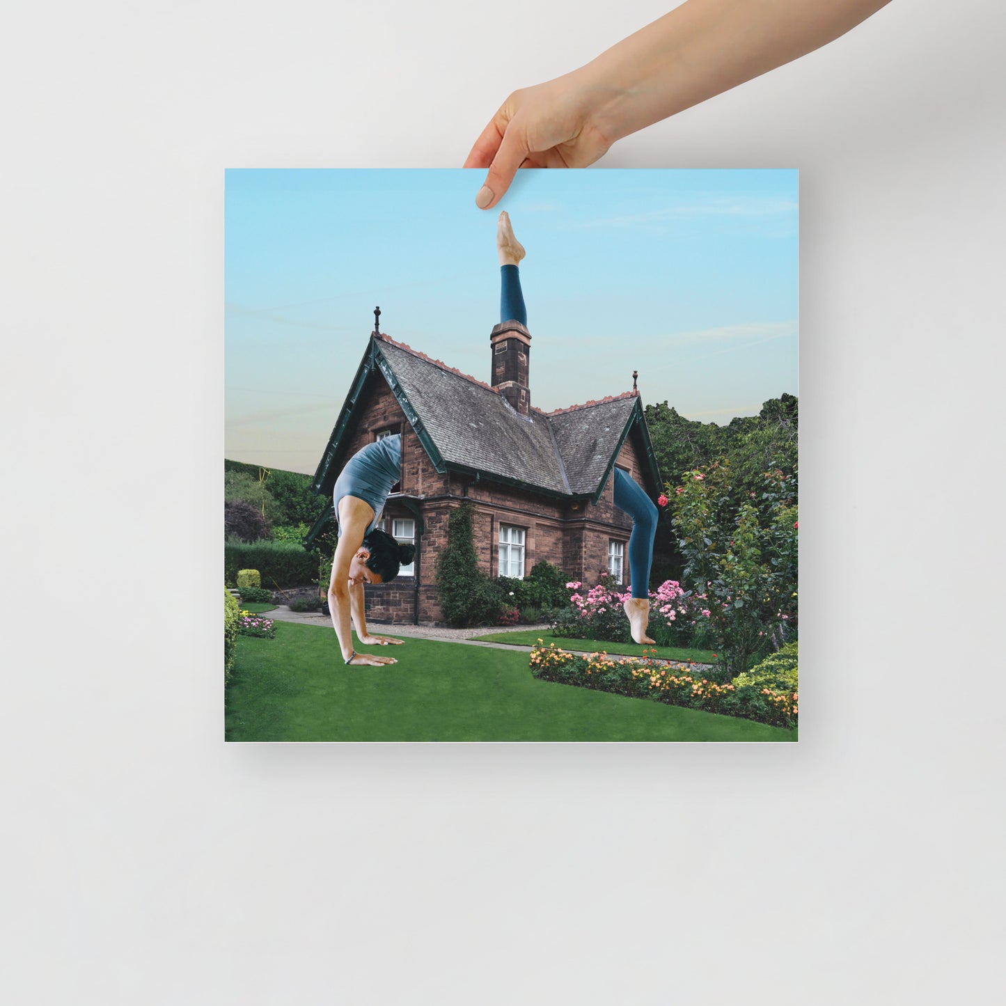 Collage Art Print of “Namaste Home”