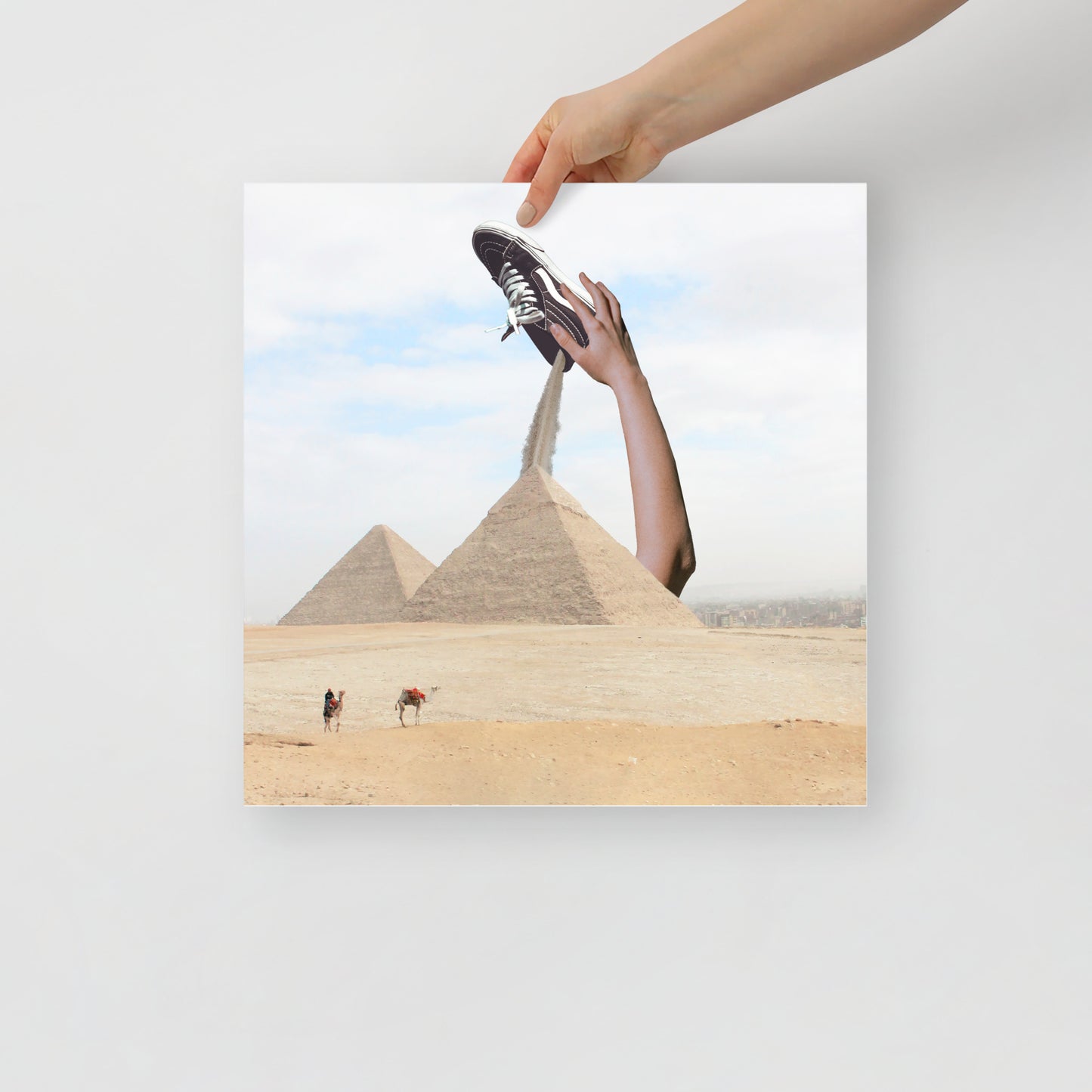 Collage Art Print of “Running Up That Hill”