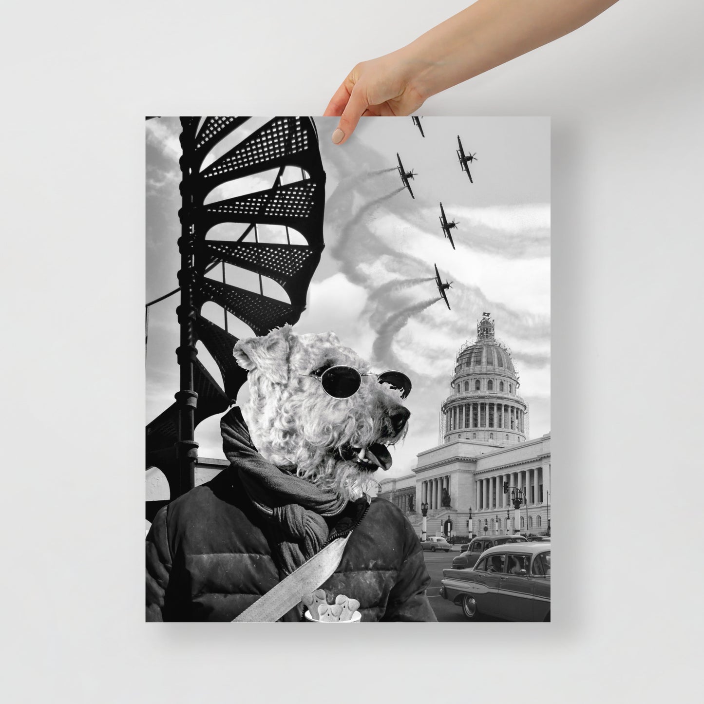 Collage Art Print of “Artisanal Treat Truck