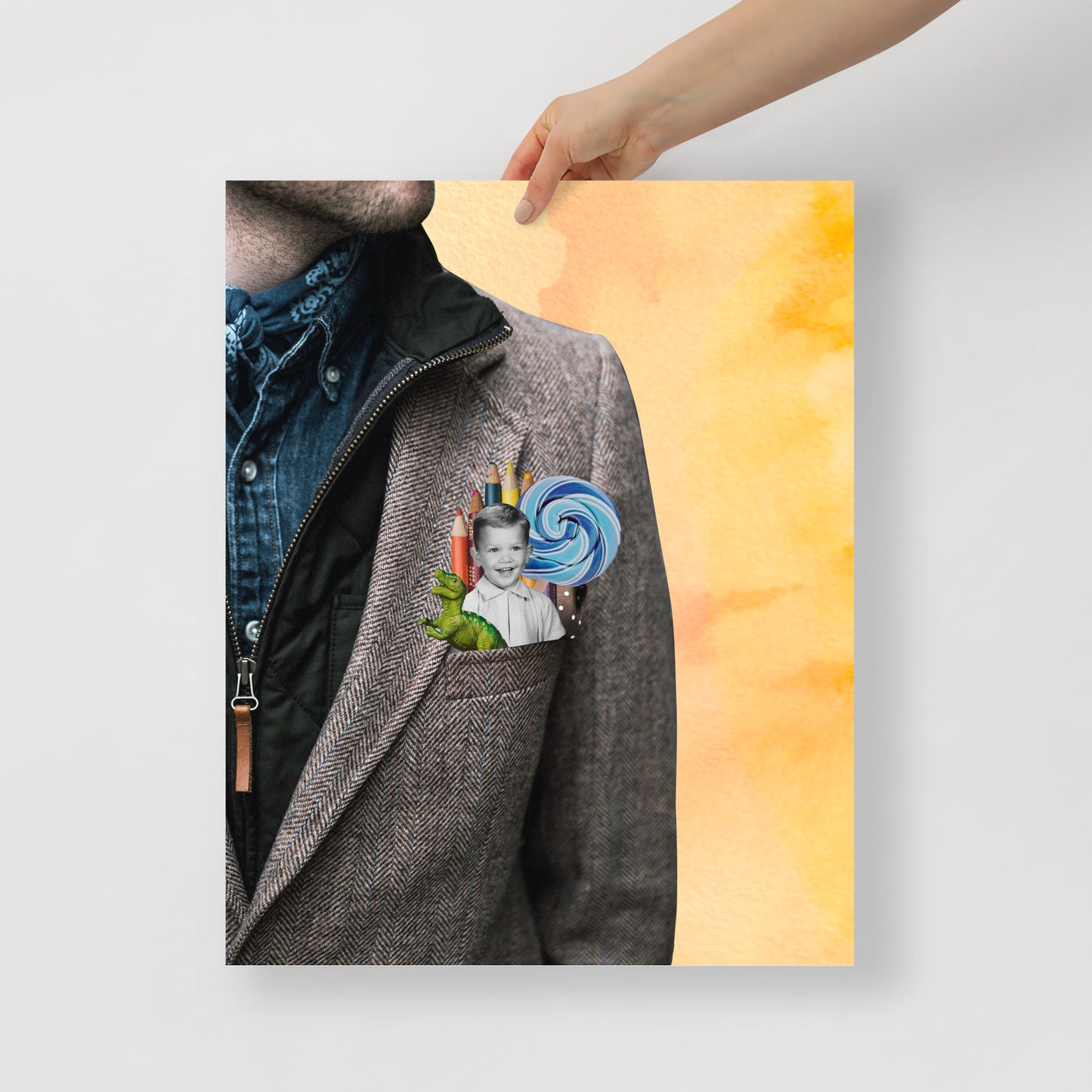 Collage Art Print of “The Things They Carried”