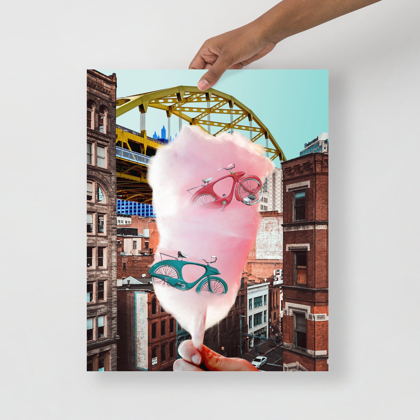 Collage Art Print of “Sweet Ride”