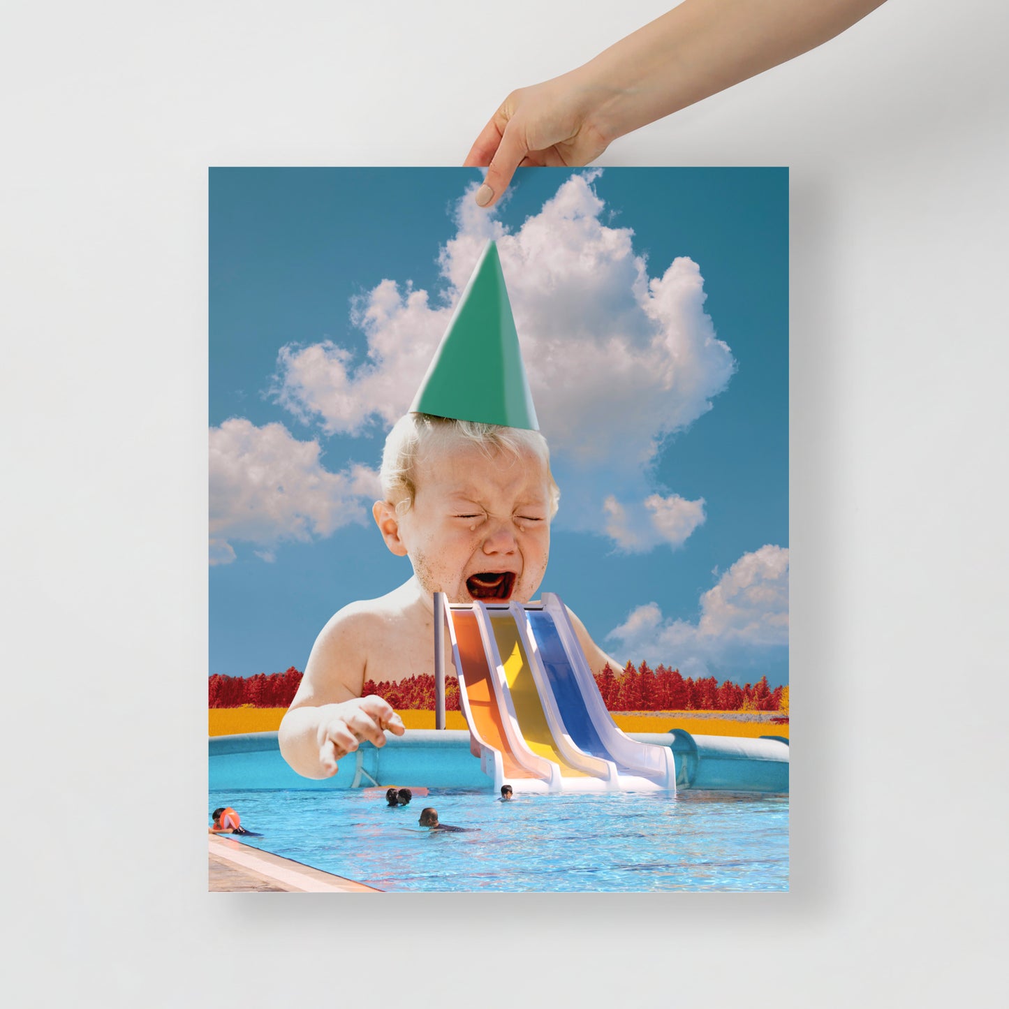 Collage Art Print of “Cry If I Want To”